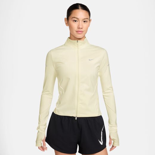 New In Women's Long Sleeves Shirts-Nike, Nike Swift, Women's Dri-FIT Full-Zip Mid-Layer Running Top