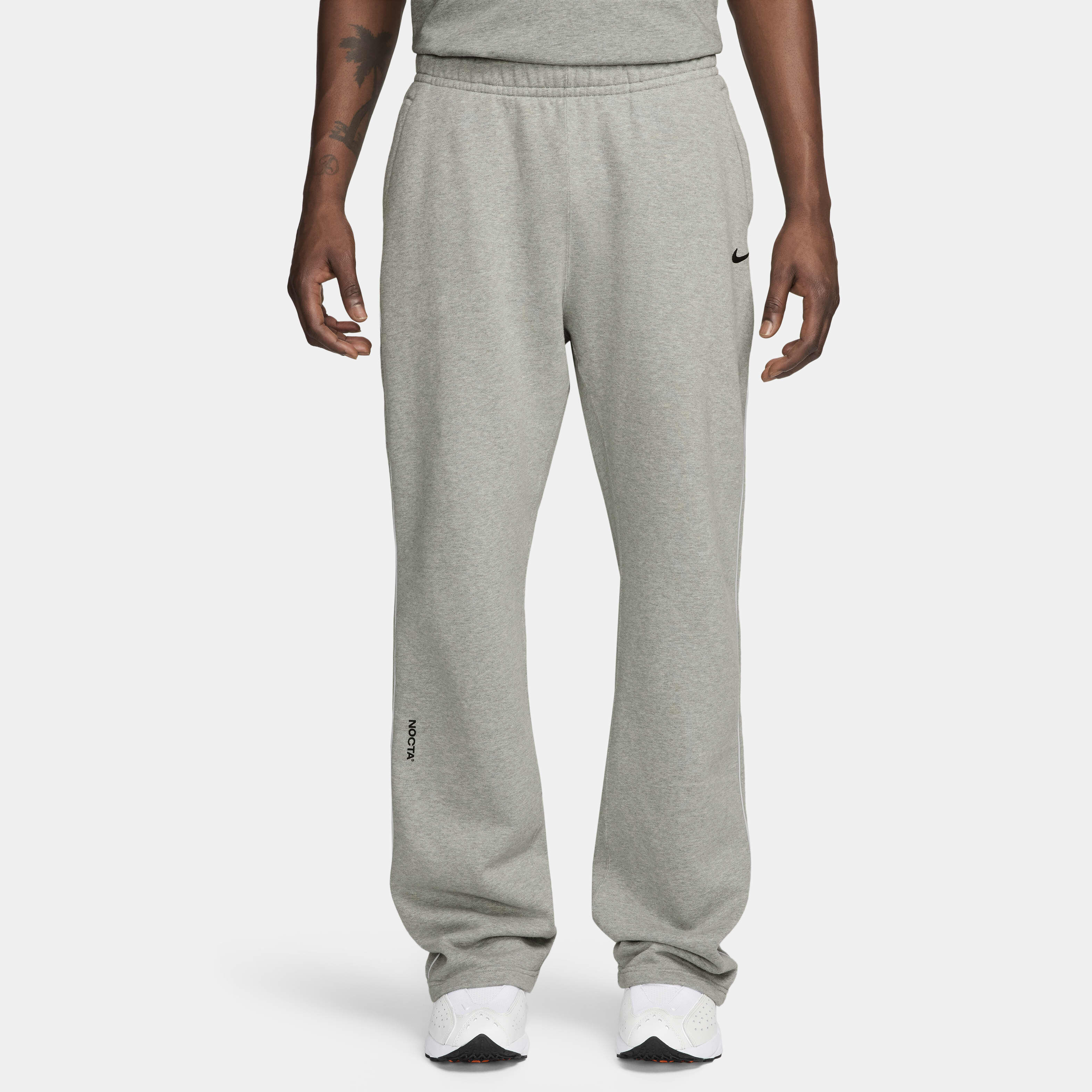 Nike men's open bottom sweatpants deals