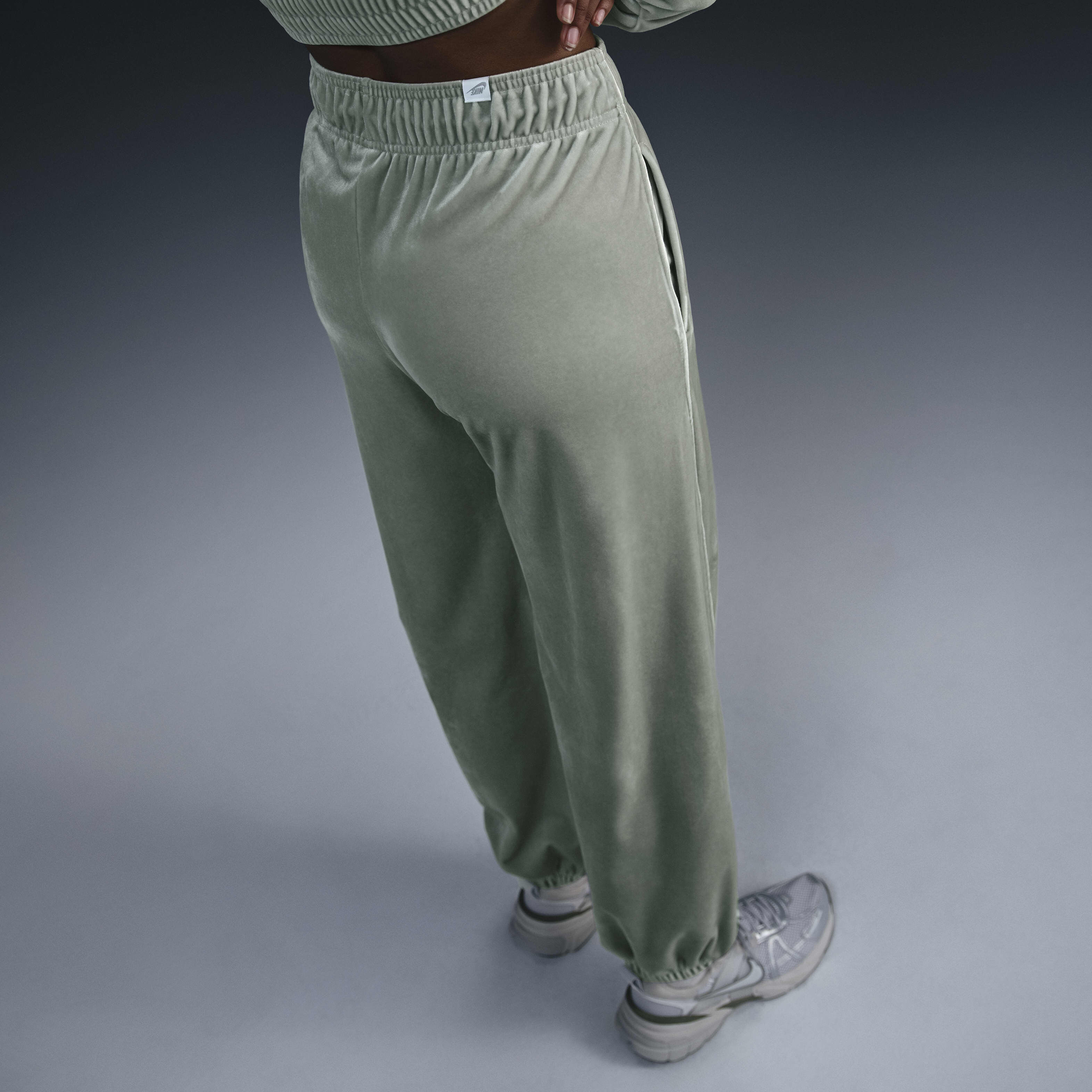 Buy Nike Sportswear Collection Women s Mid Rise Velour Joggers Nike UAE Official