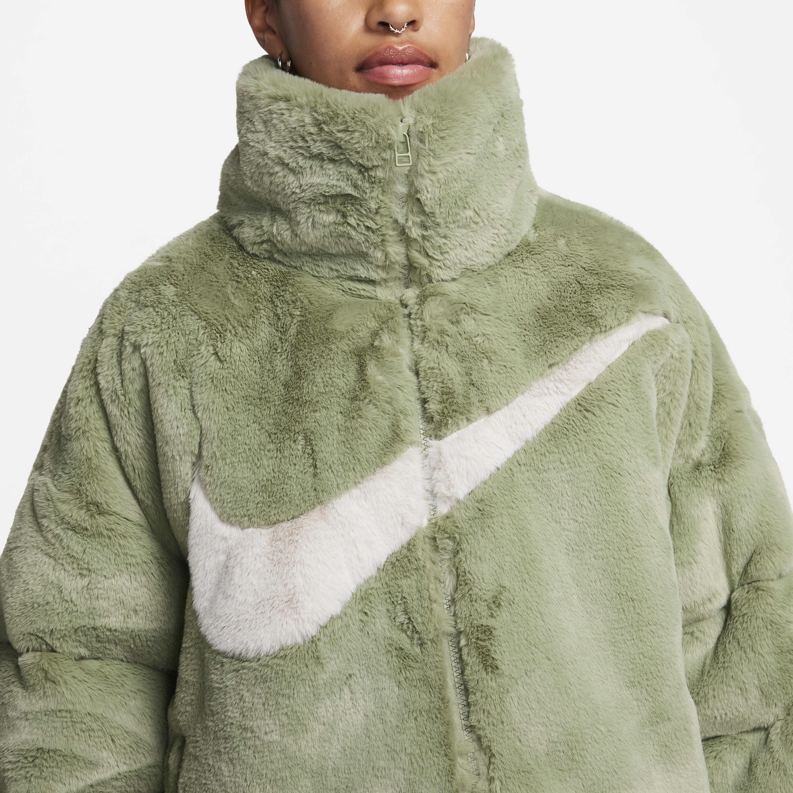 Nike fur sweater hot sale