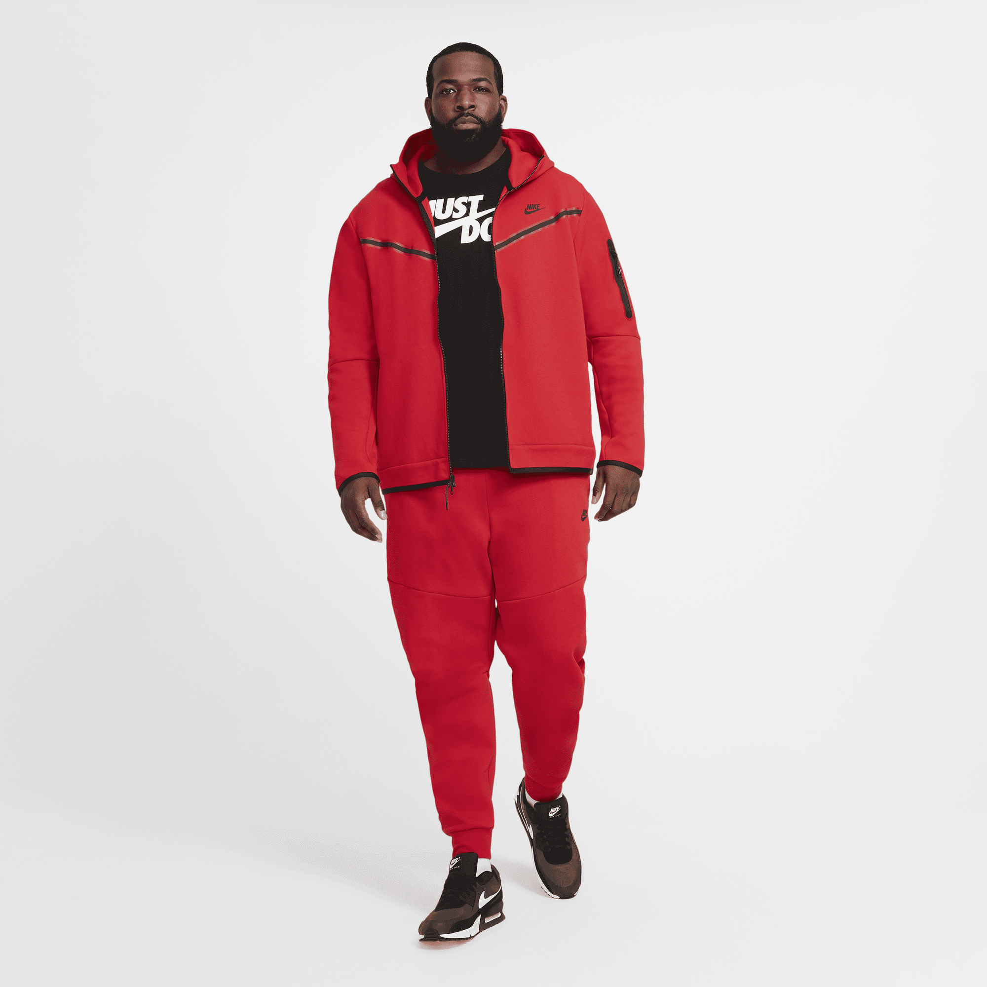 Nike tech fleece red outlet