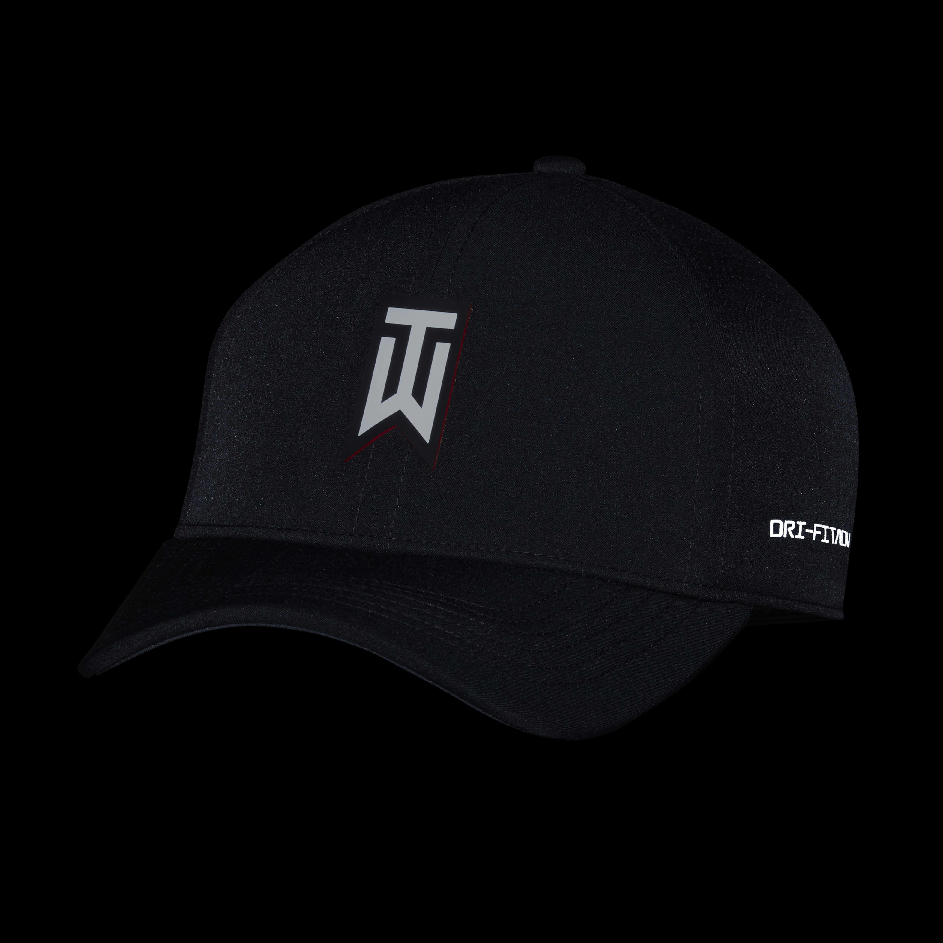 Buy Tiger Woods Structured Nike Dri FIT ADV Club Cap Black White Nike UAE Official