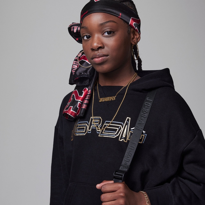 Jordan Take Flight Snap Cuff Pullover image number 1 Jordan Take Flight Snap Cuff Pullover image number 1