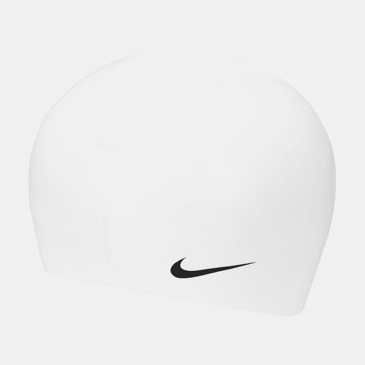 قبعات و نظارات سباحة رجالية-نايك سويم, نايكي سويم سوليد سيليكون, قبعة السباحة