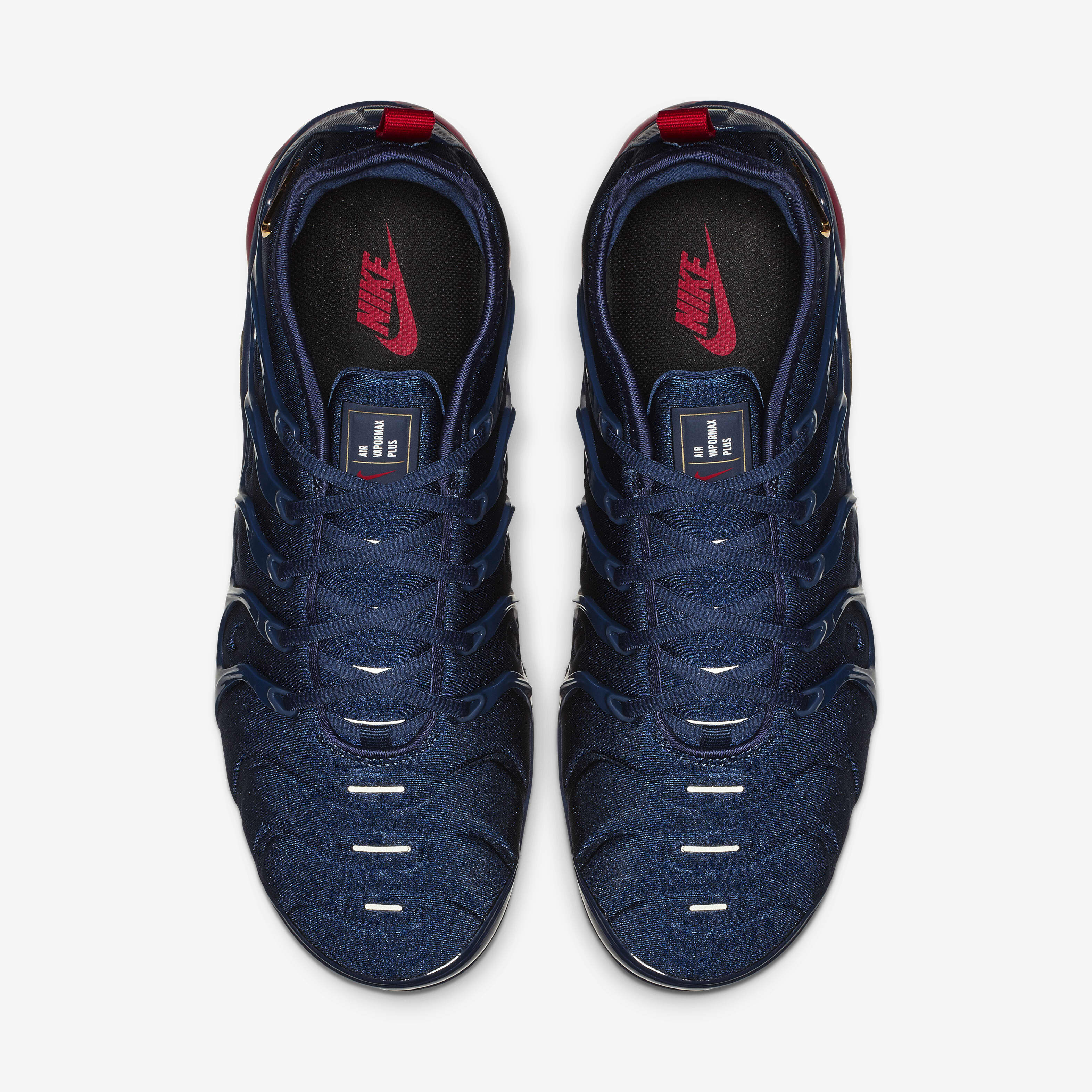 Navy blue nike air vapormax plus on sale