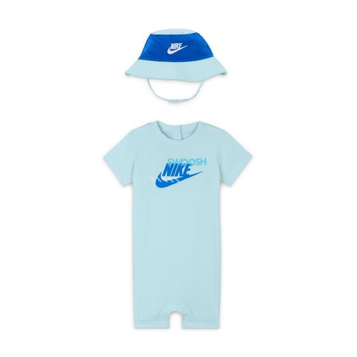 Bodysuit-Nike, Nike Sportswear PE, Baby (12-24M) Romper and Bucket Hat Set