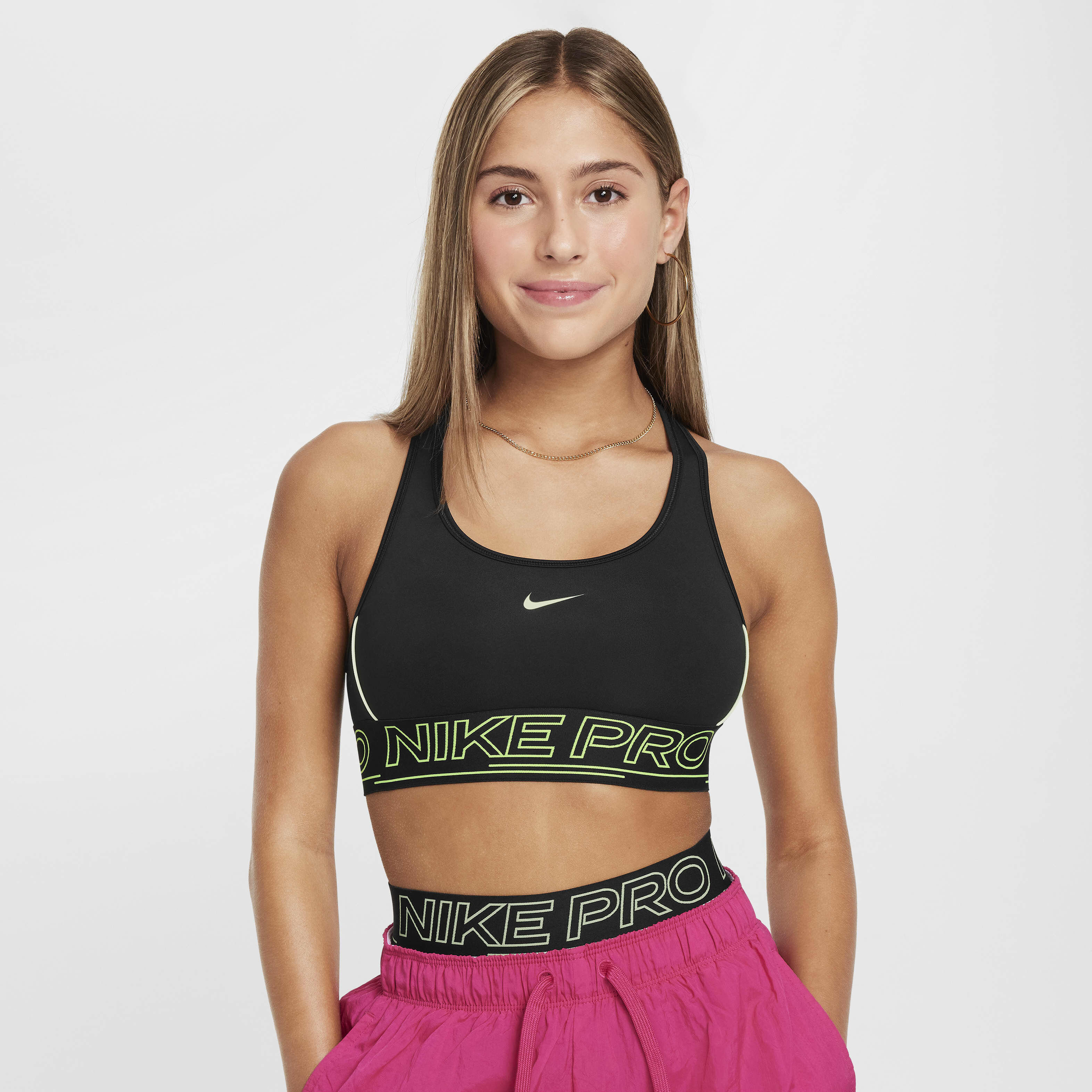 Buy Nike Pro Swoosh Girls Sports Bra Nike UAE Official