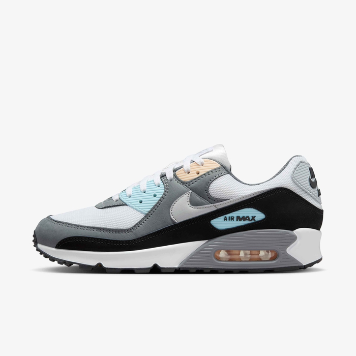 Buy Nike Air Max 90 Men's Shoes Cool Grey/Black/Washed Coral