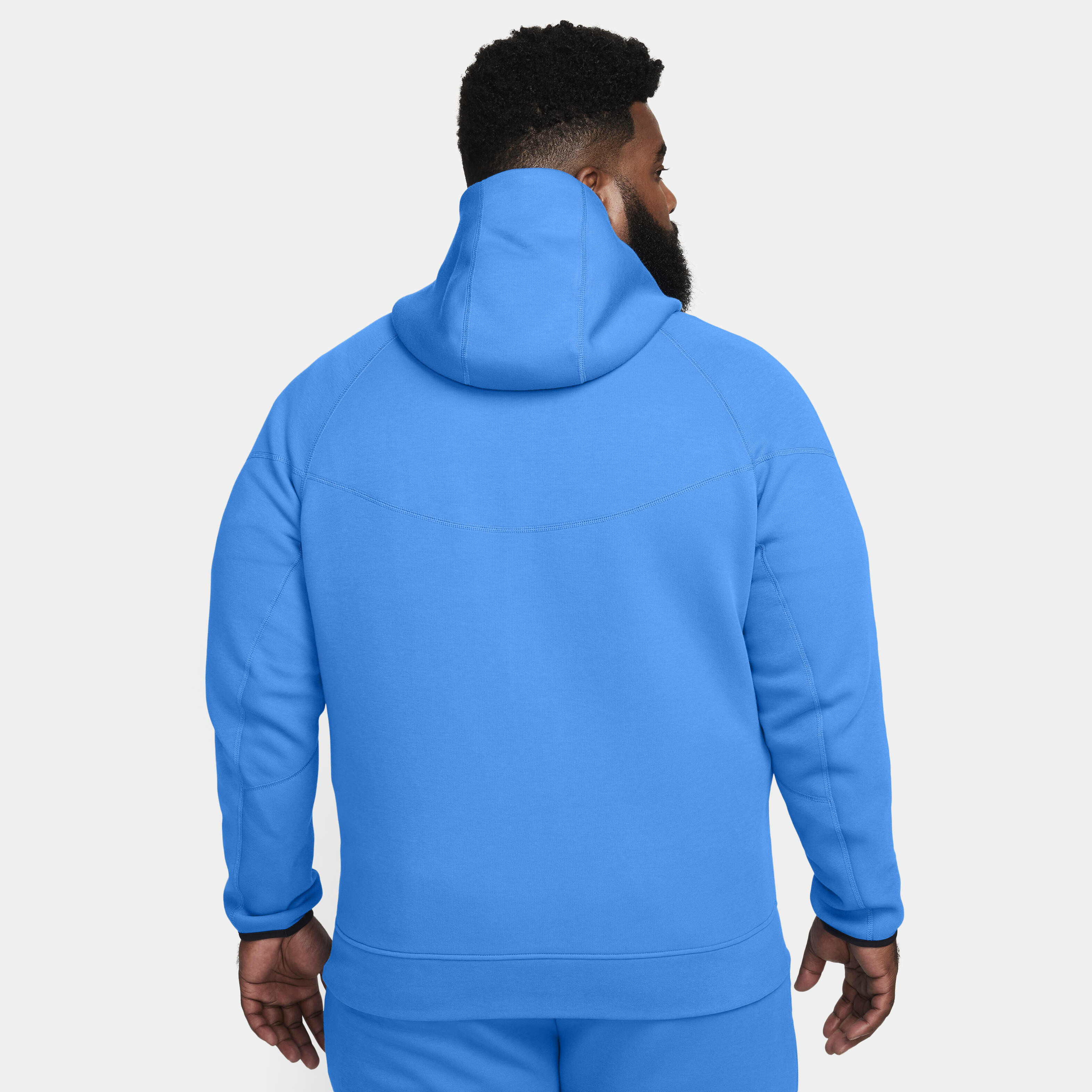 Blue nike fleece hoodie deals