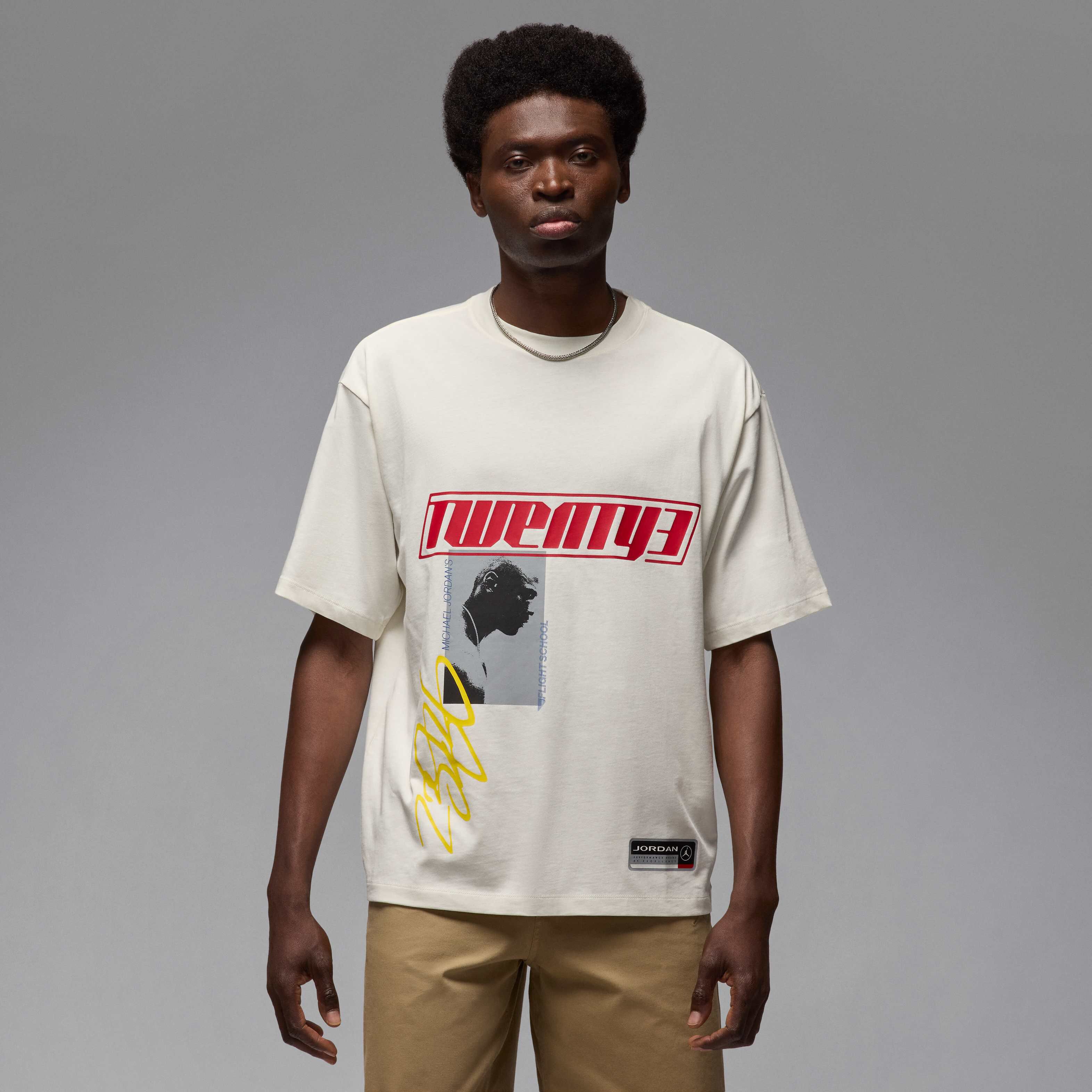Buy Jordan Flight Essentials Men's Oversized T-Shirt - Sail
