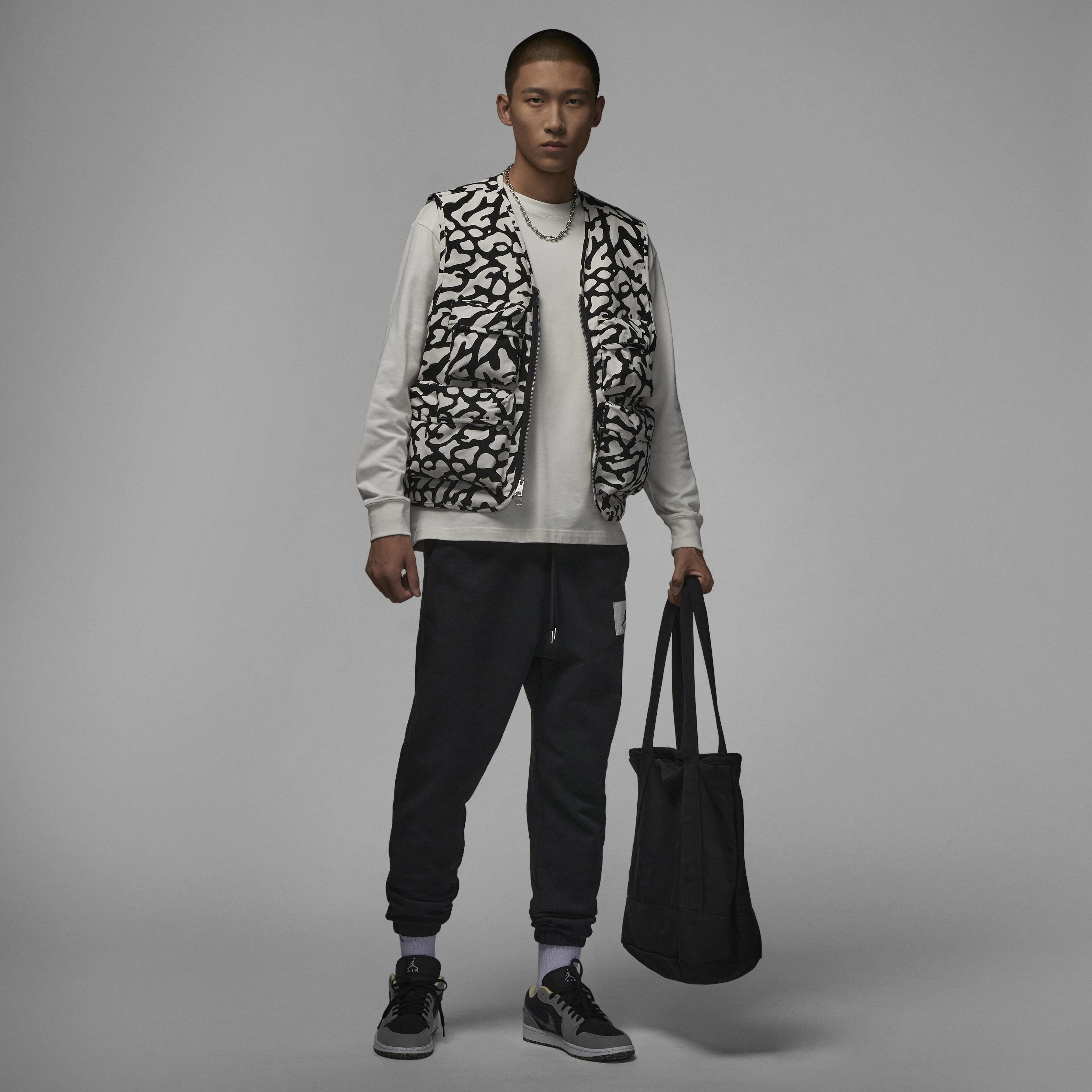Nike Jordan Flight Heritage Vest ベスト　ナイキ Nike Jordan Flight Heritage Men's Gilet, Phanton, LARGE at