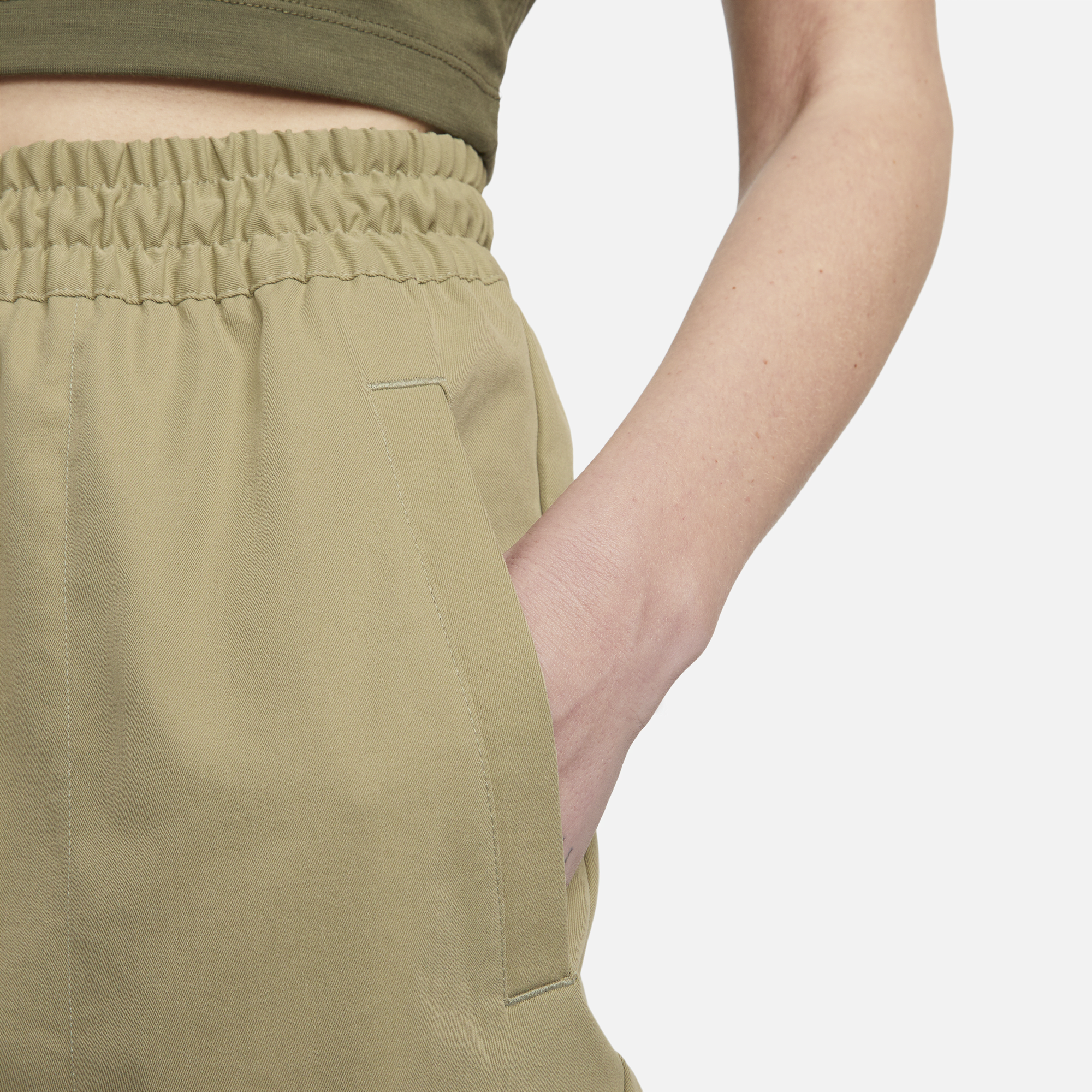 Women's nike sportswear sale woven swoosh jogger pants