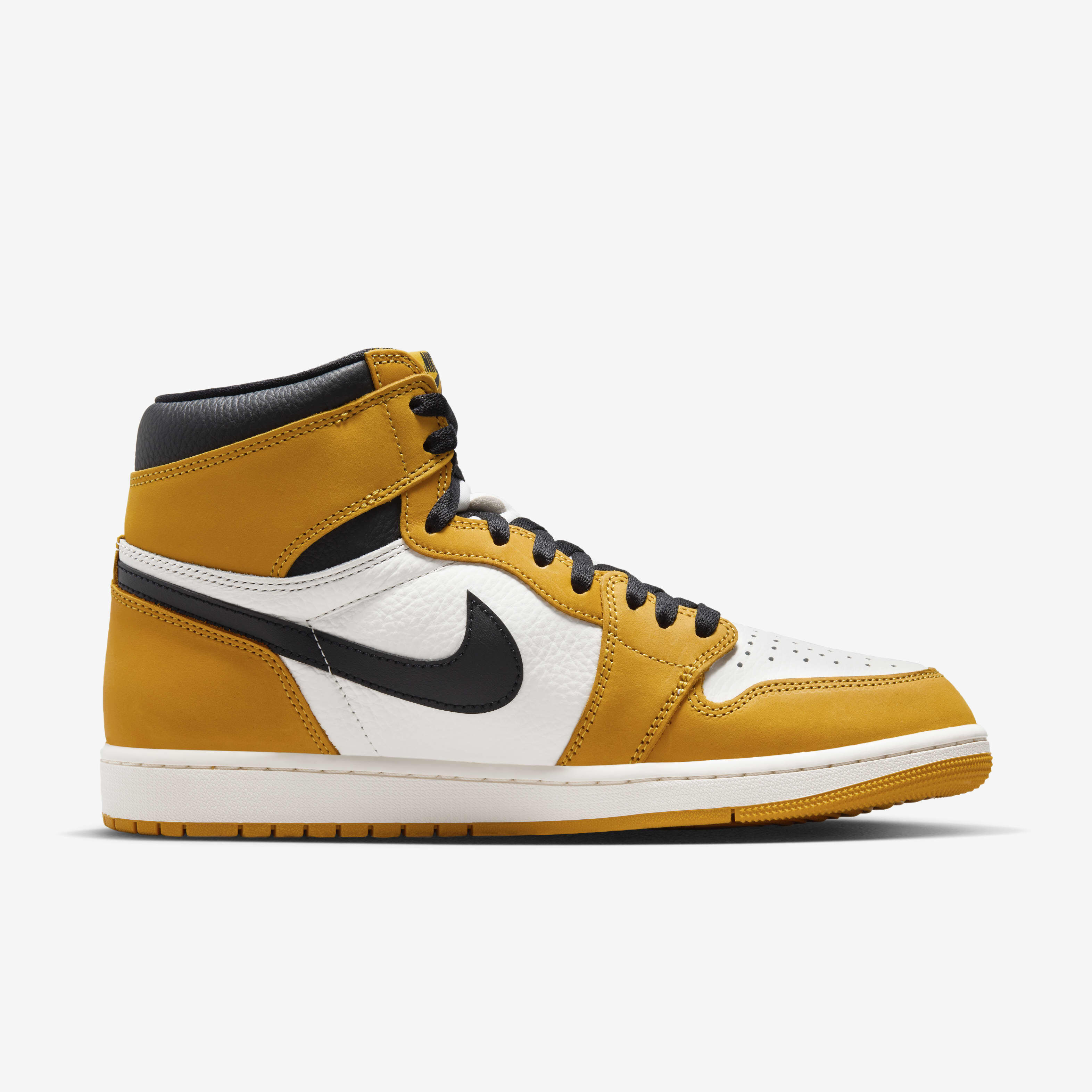 Buy Air Jordan 1 Retro High OG Men s Shoes Yellow Ochre Sail Black Nike UAE Official