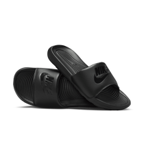 Grey nike store slides