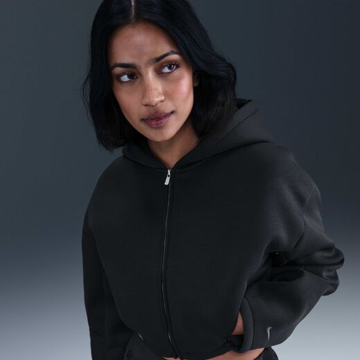 جاكيتات بأكمام وبلا أكمام للأطفال-نايكي, نايكي سبورتسوير, جاكيت هودد بسحاب كامل للنساء