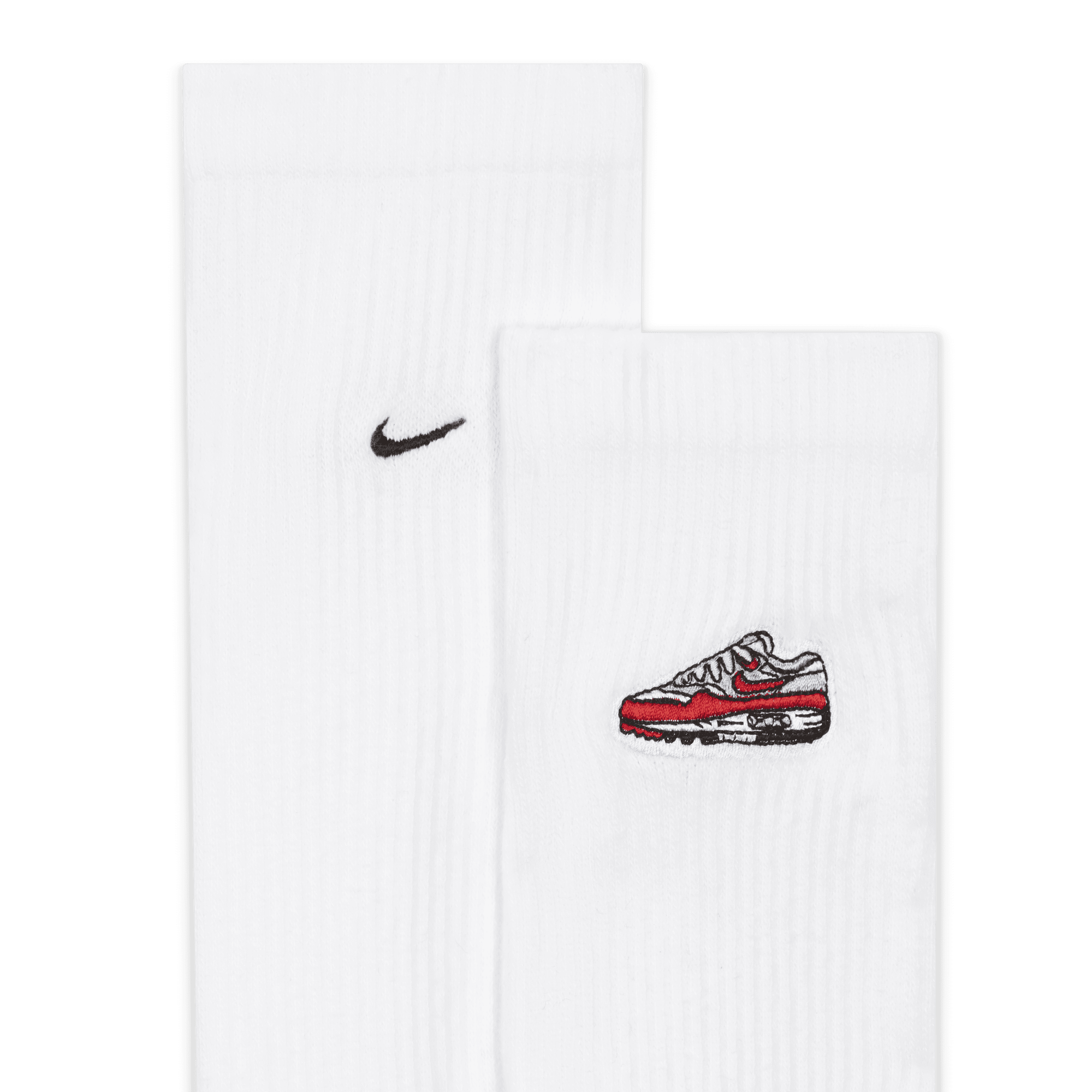 White nike socks red swoosh on sale
