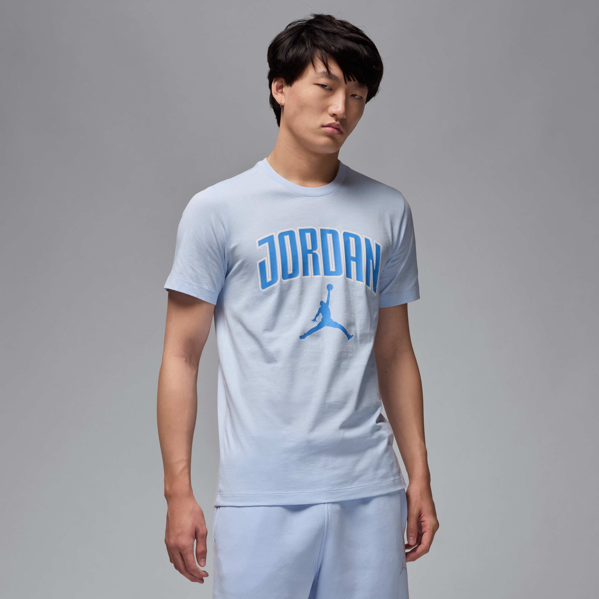 Buy Jordan Men's T-Shirt - Hydrogen Blue/Legend Blue/Legend