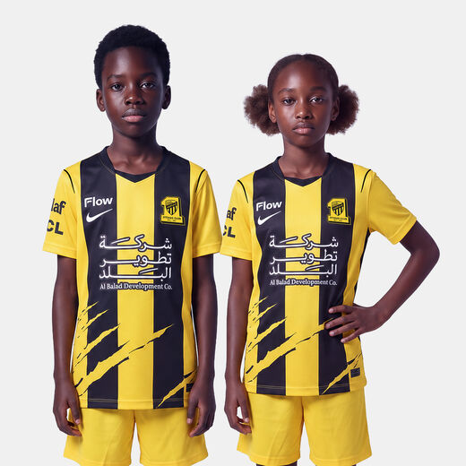 New In-Nike, Al-Ittihad F.C. 2026/27 Stadium Home, Kids' Nike Dri-FIT Football Jersey