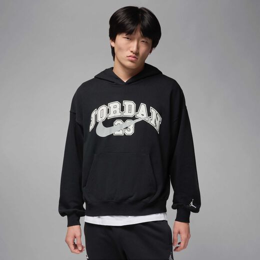 Hoodies & Sweatshirts-JRDN, Jordan MVP, Men's Oversized French Terry Pullover Hoodie
