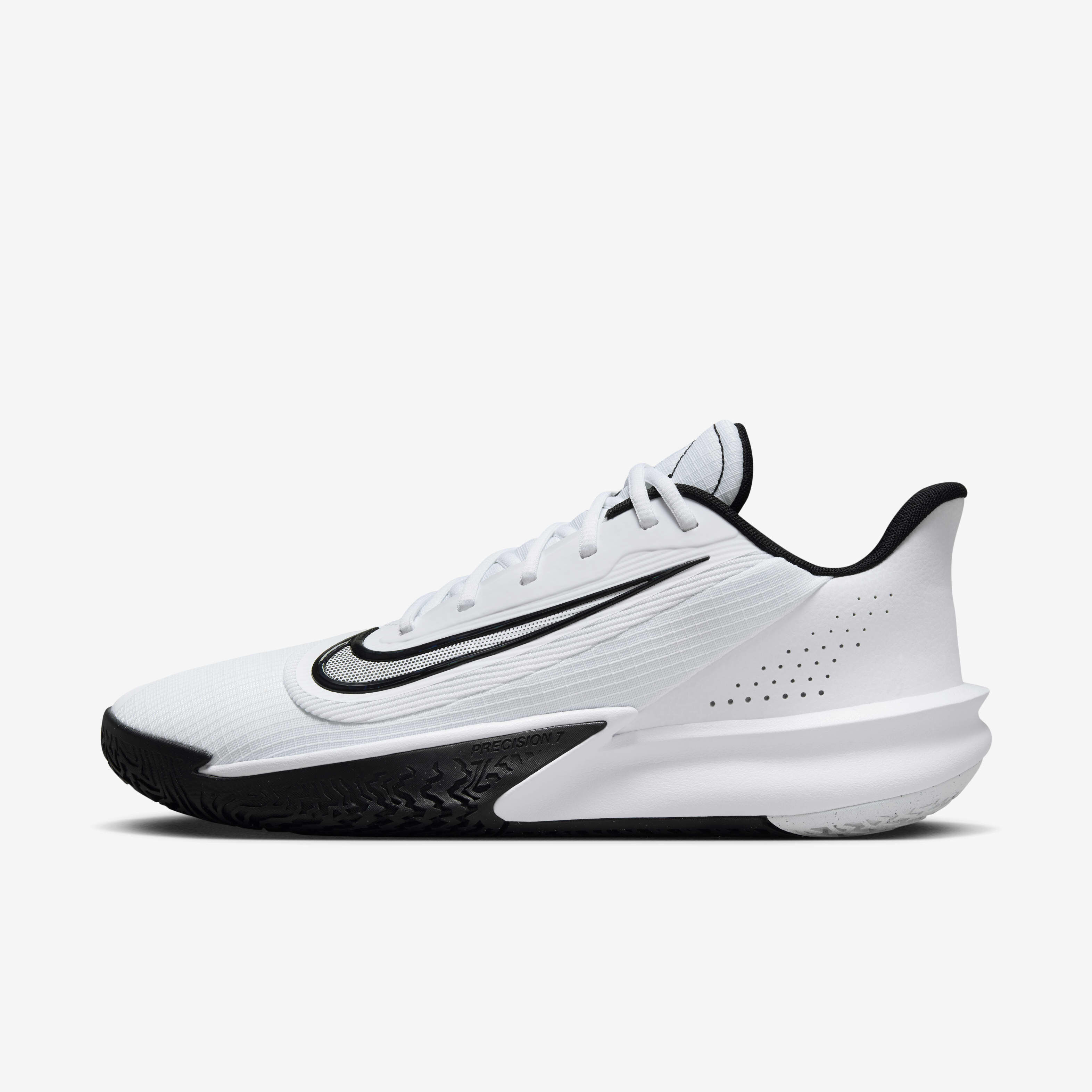 Buy Nike Precision 7 Men s Basketball Shoes White Black Nike UAE Official