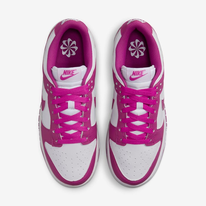 Buy Nike Dunk Low Next Nature Women's Shoes White/Hot Fuchsia Nike