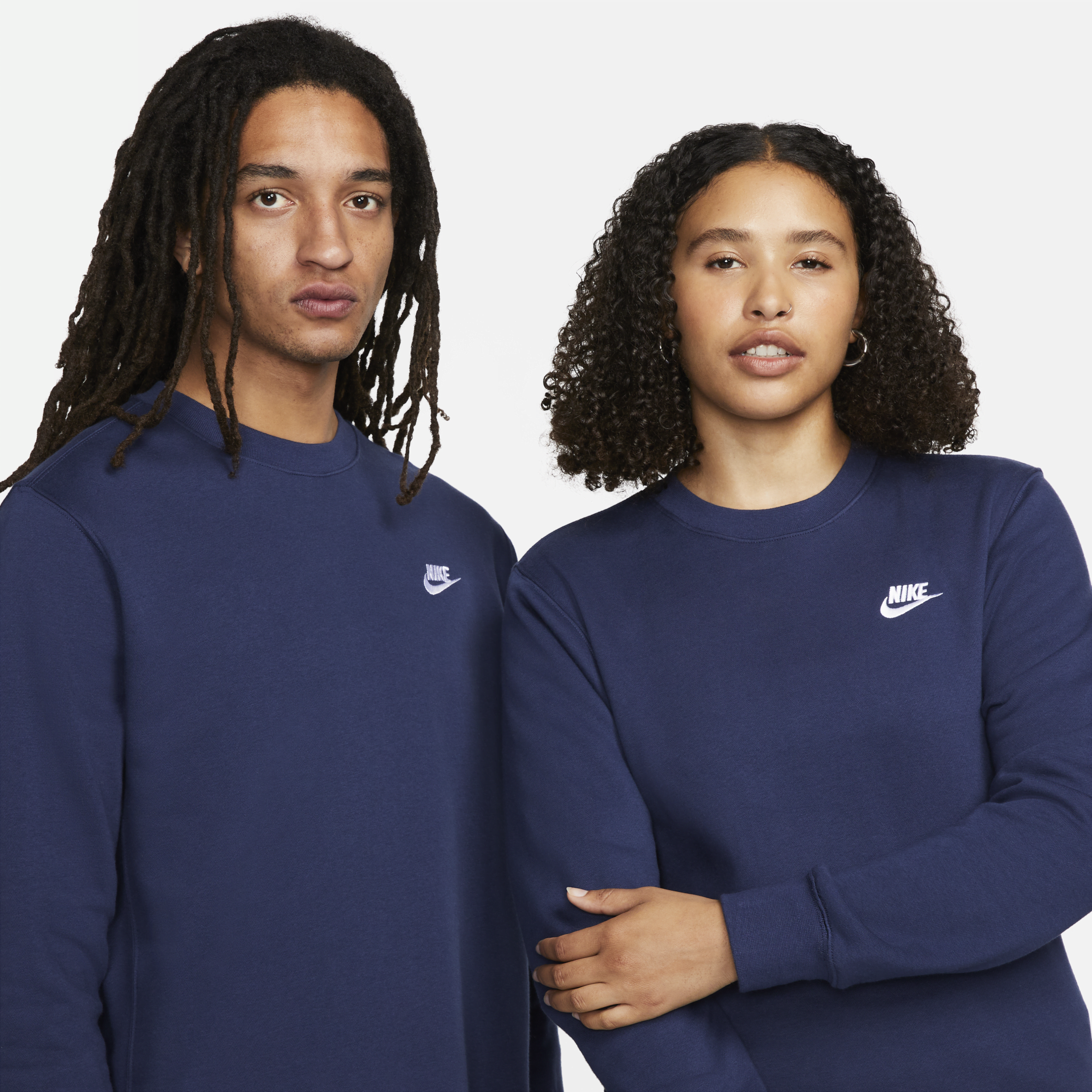 navy nike crew neck