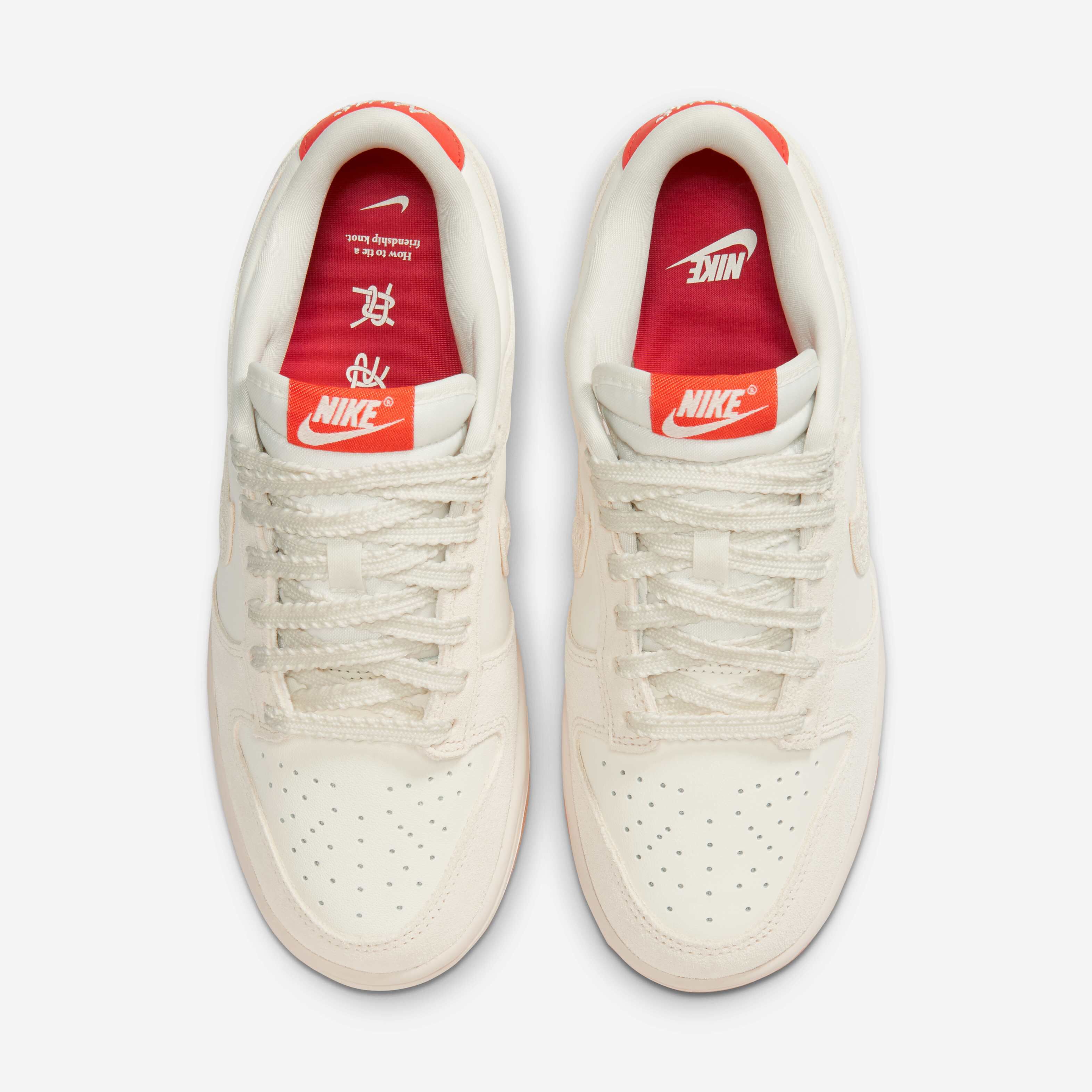 Buy Nike Dunk Low Women's Shoes - Sail/Picante Red/Flax/Pale