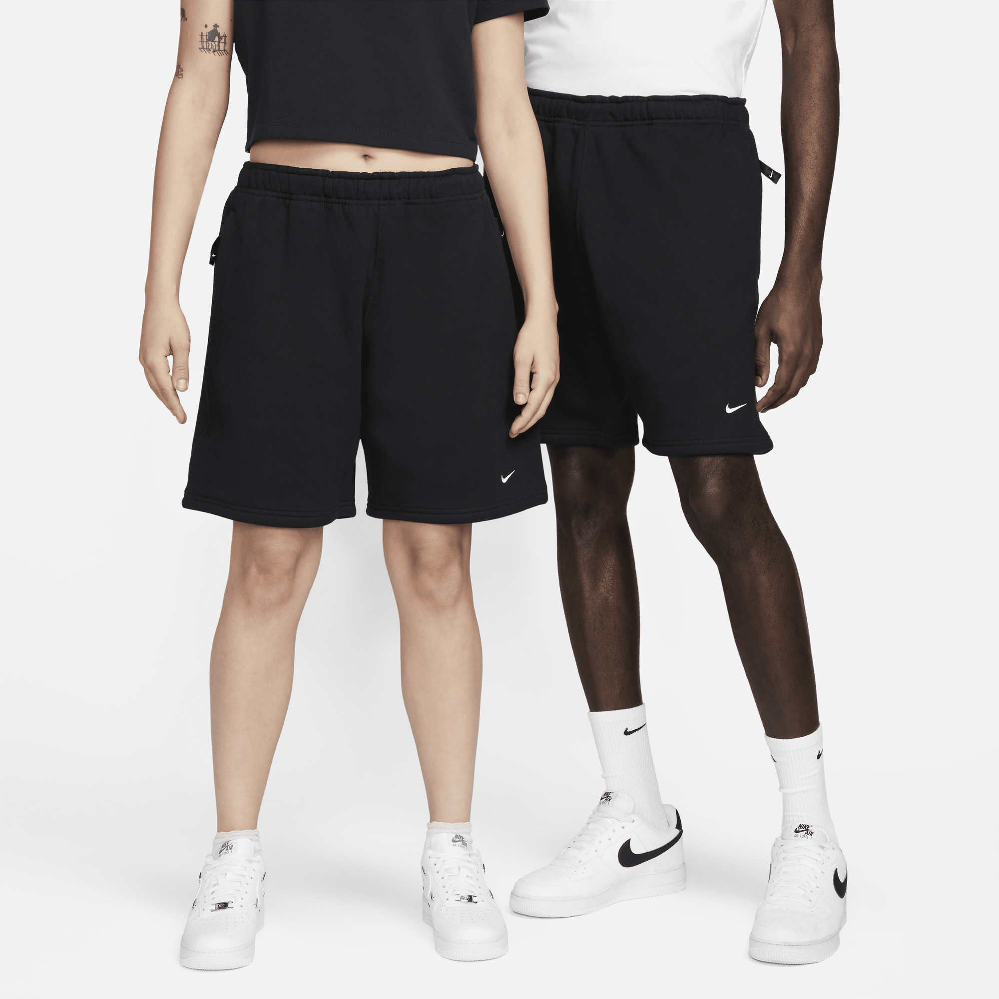 Shop Solo Swoosh Fleece Shorts Nike UAE