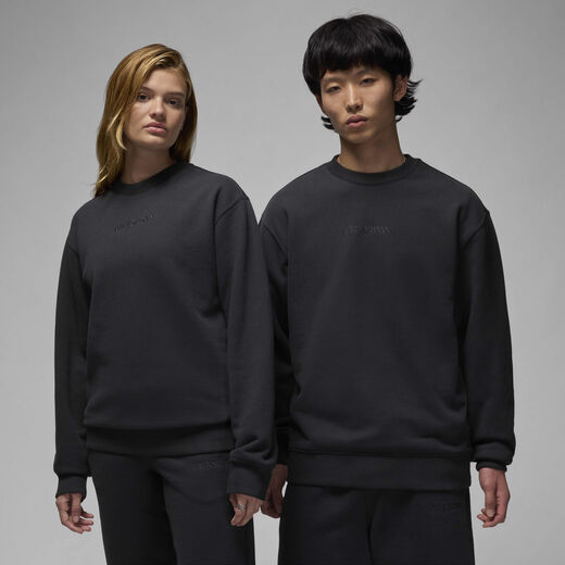 Hoodies & Sweatshirts-Jordan, Air Jordan Wordmark, Men's Fleece Crew-Neck Sweatshirt