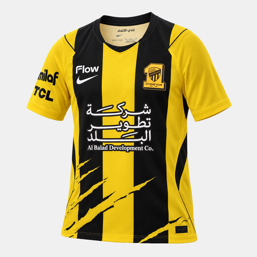 New In-Nike, Al-Ittihad F.C. 2026/27 Stadium Home, Men's Nike Dri-FIT Football Jersey