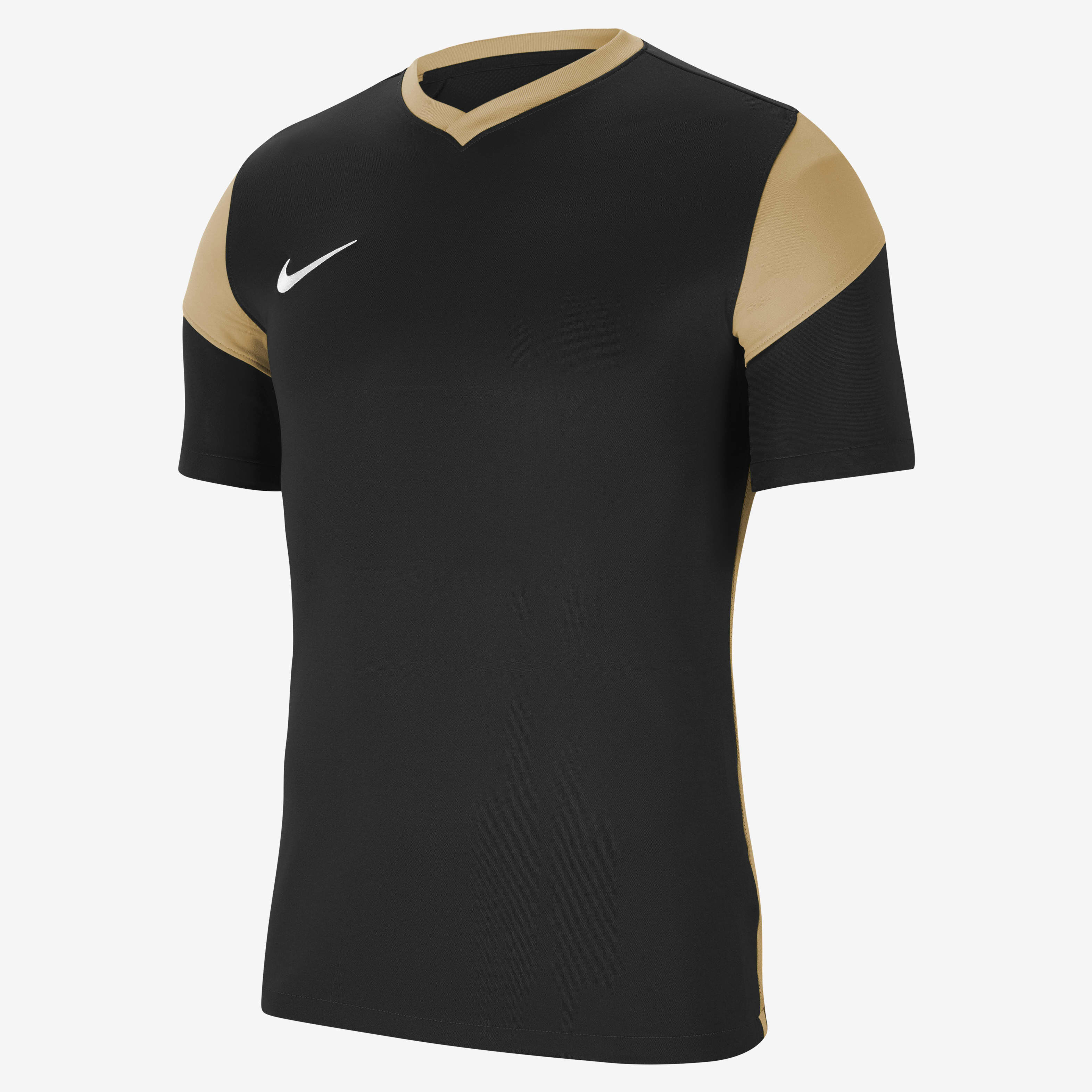Buy Nike Dri FIT Park Derby 3 Men s Short Sleeve Football Shirt Black Jersey Gold Jersey Gold White Nike UAE Official
