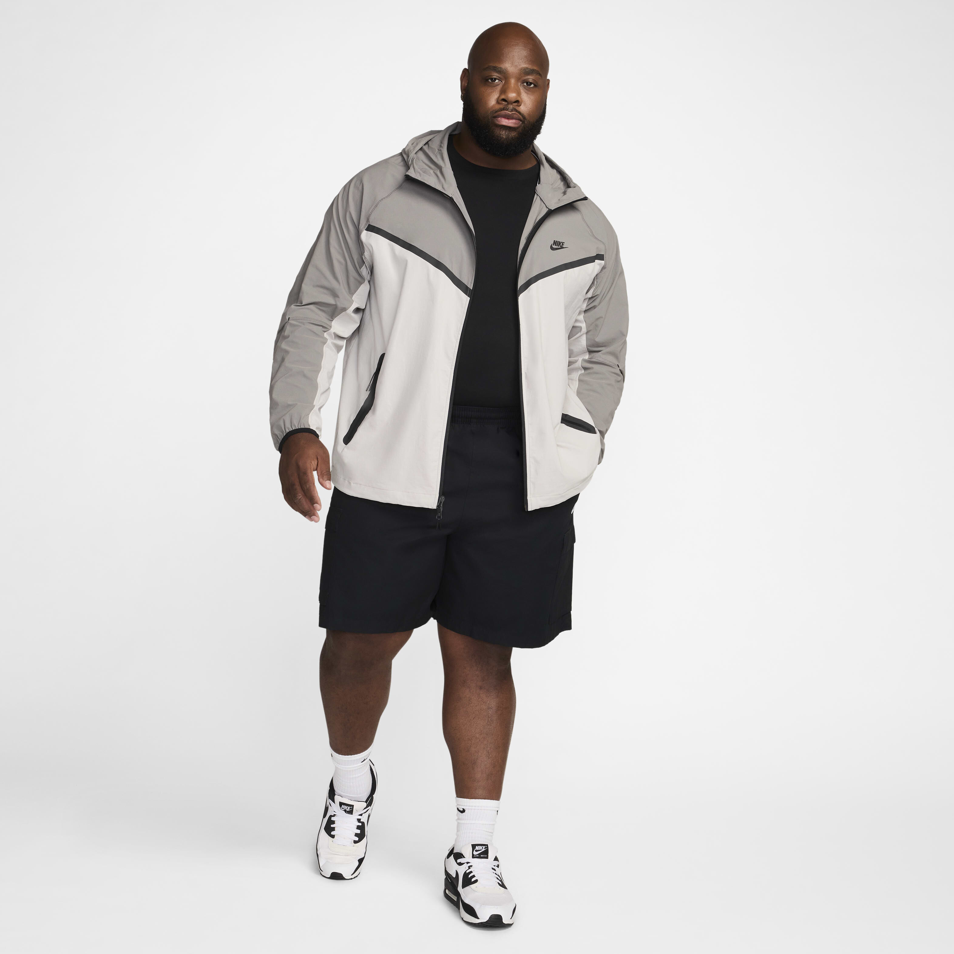 Buy Nike Tech Men's Woven Jacket - Light Iron Ore/Flat Pewter/Black | Nike  UAE Official