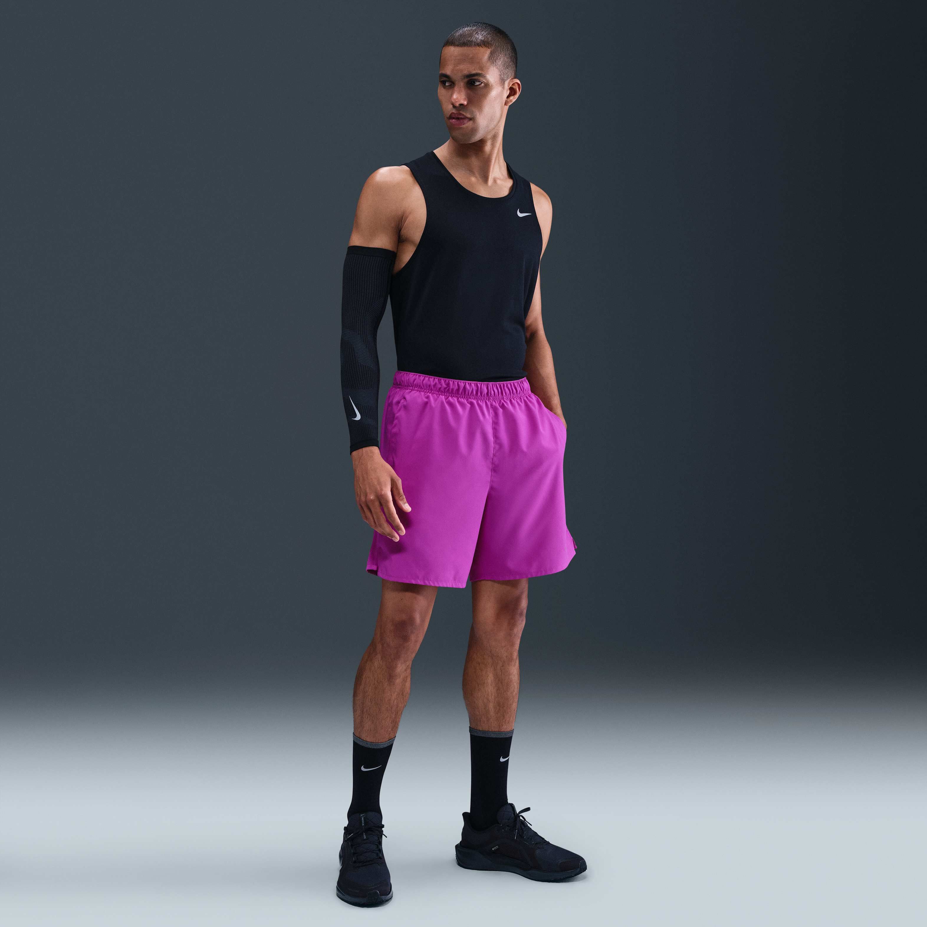 完売品CHALLENGER/FIRE SHORTS（PURPLE/BLACK） CHALLENGER チャレンジャー FIRE SHORTS