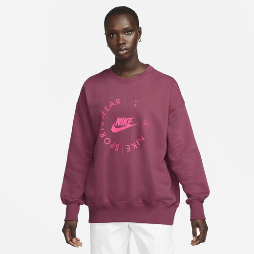 Hoodies & Sweatshirts-Nike, Nike Sportswear, Women's Oversized Sports Utility Crew-Neck Sweatshirt