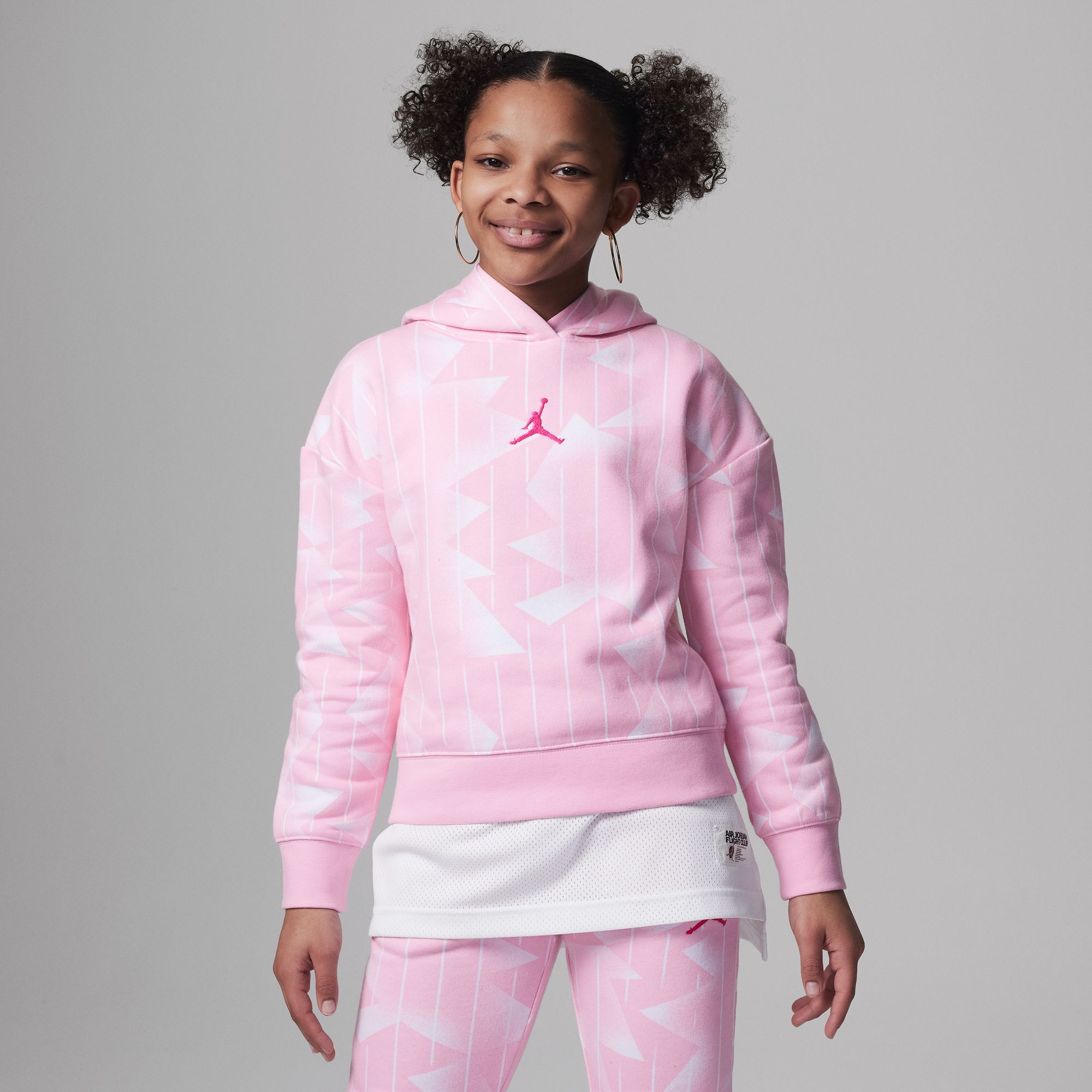 Womens pink hotsell jordan hoodie