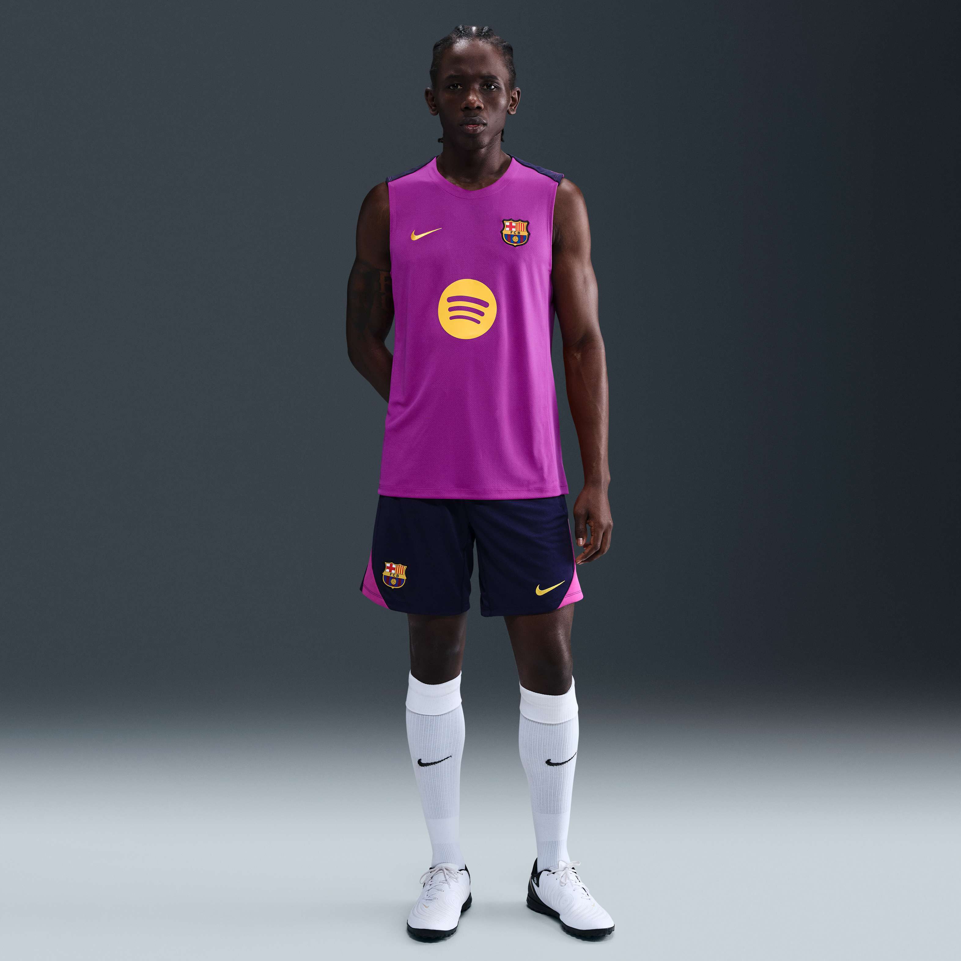 Nike FC Barcelona M　タンクトップ Barcelona Nike 2023/24 Strike Tank Top - Tan