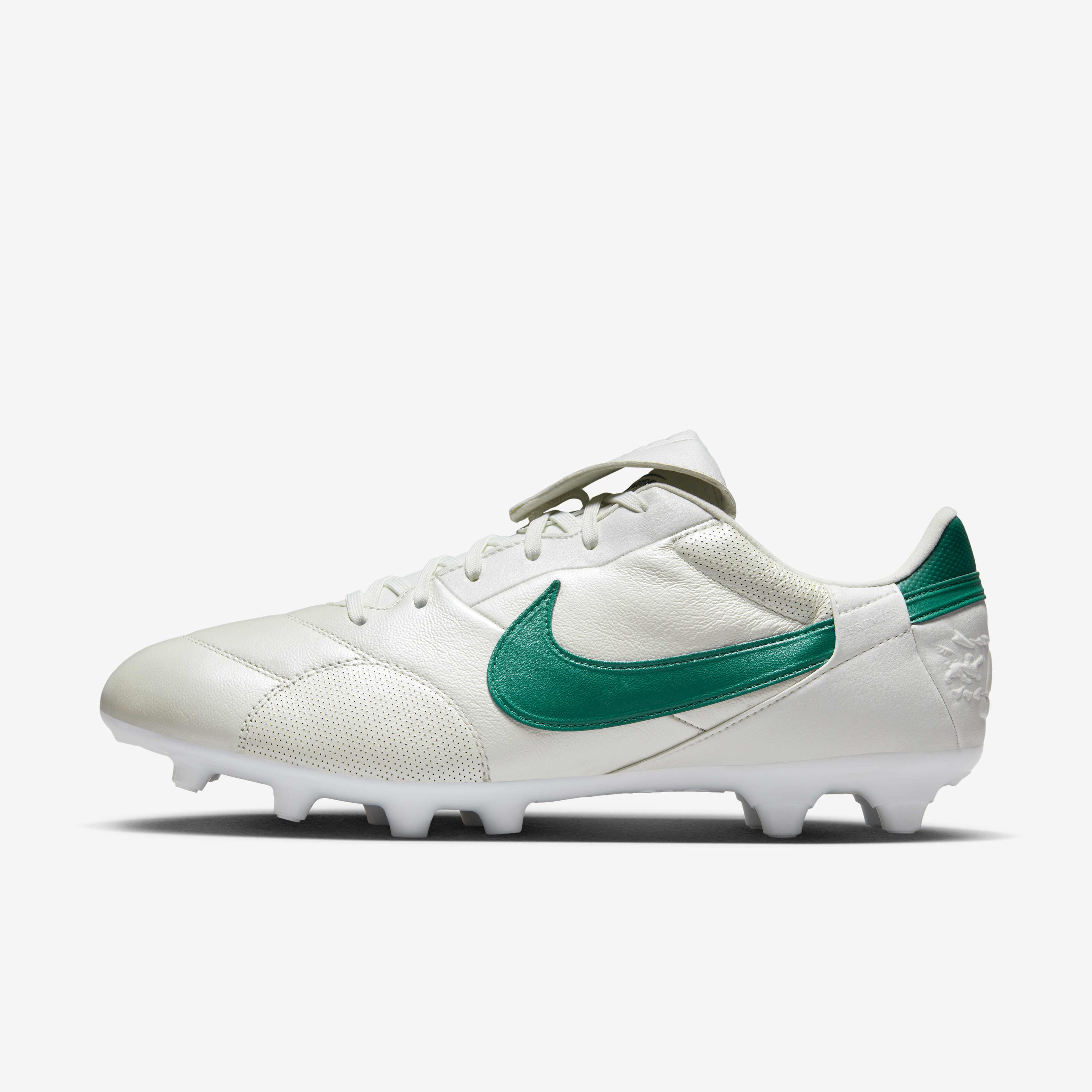 Buy Nike Premier 3 FG Low Top Football Boot Metallic Summit White Mystic Green Nike UAE Official