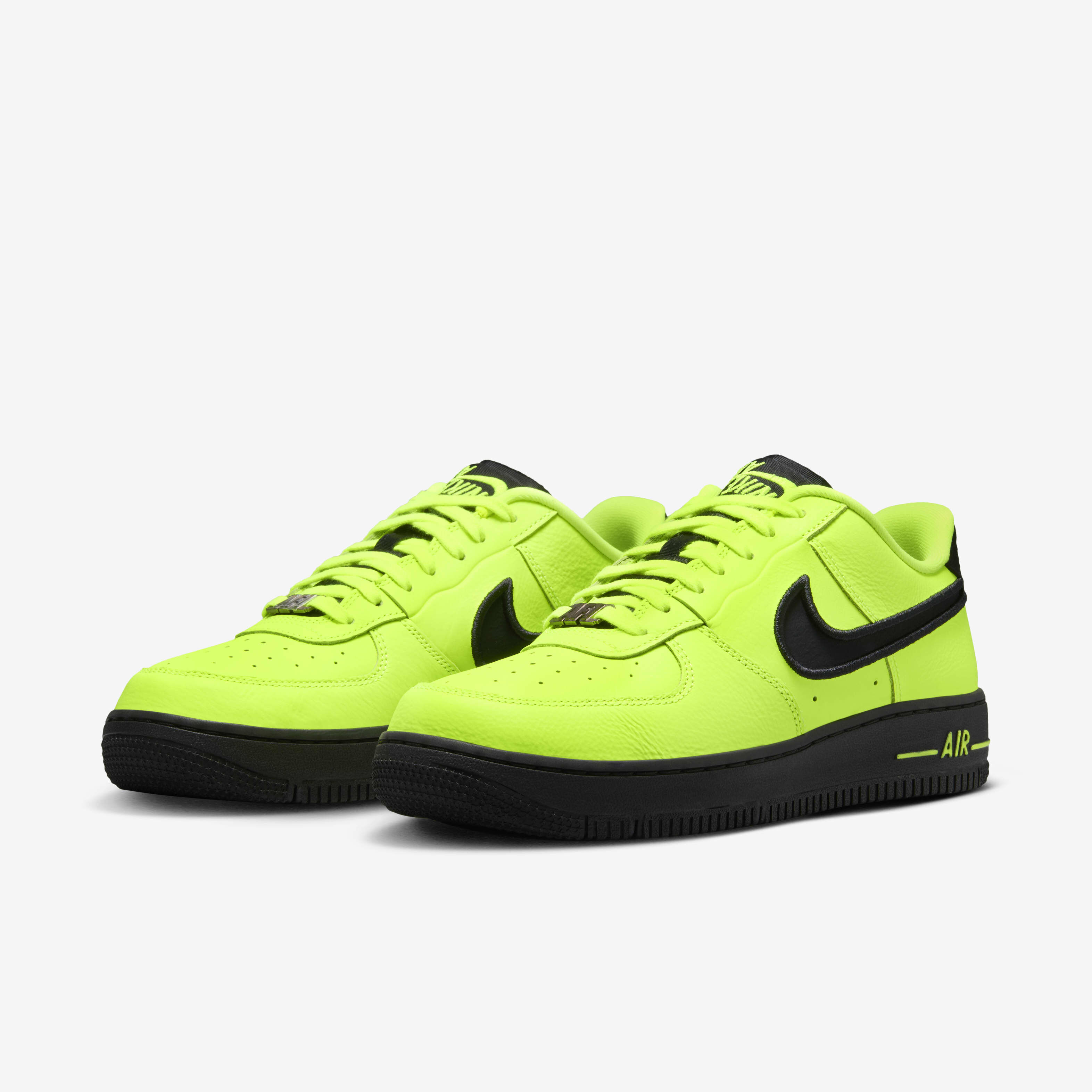 Neon green air force 1s deals
