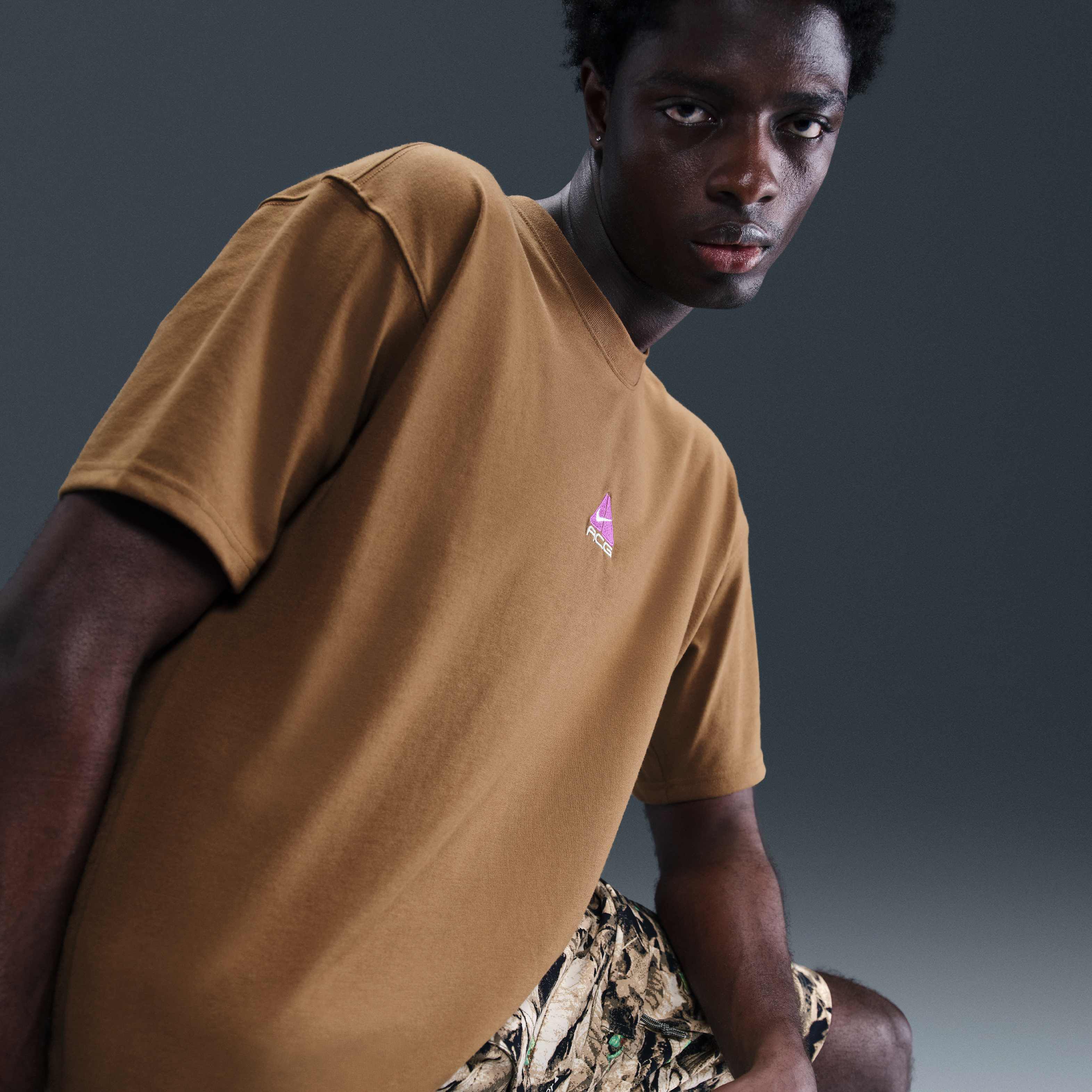 Buy Nike ACG Men's T-Shirt - Mosswood Brown | Nike UAE Official