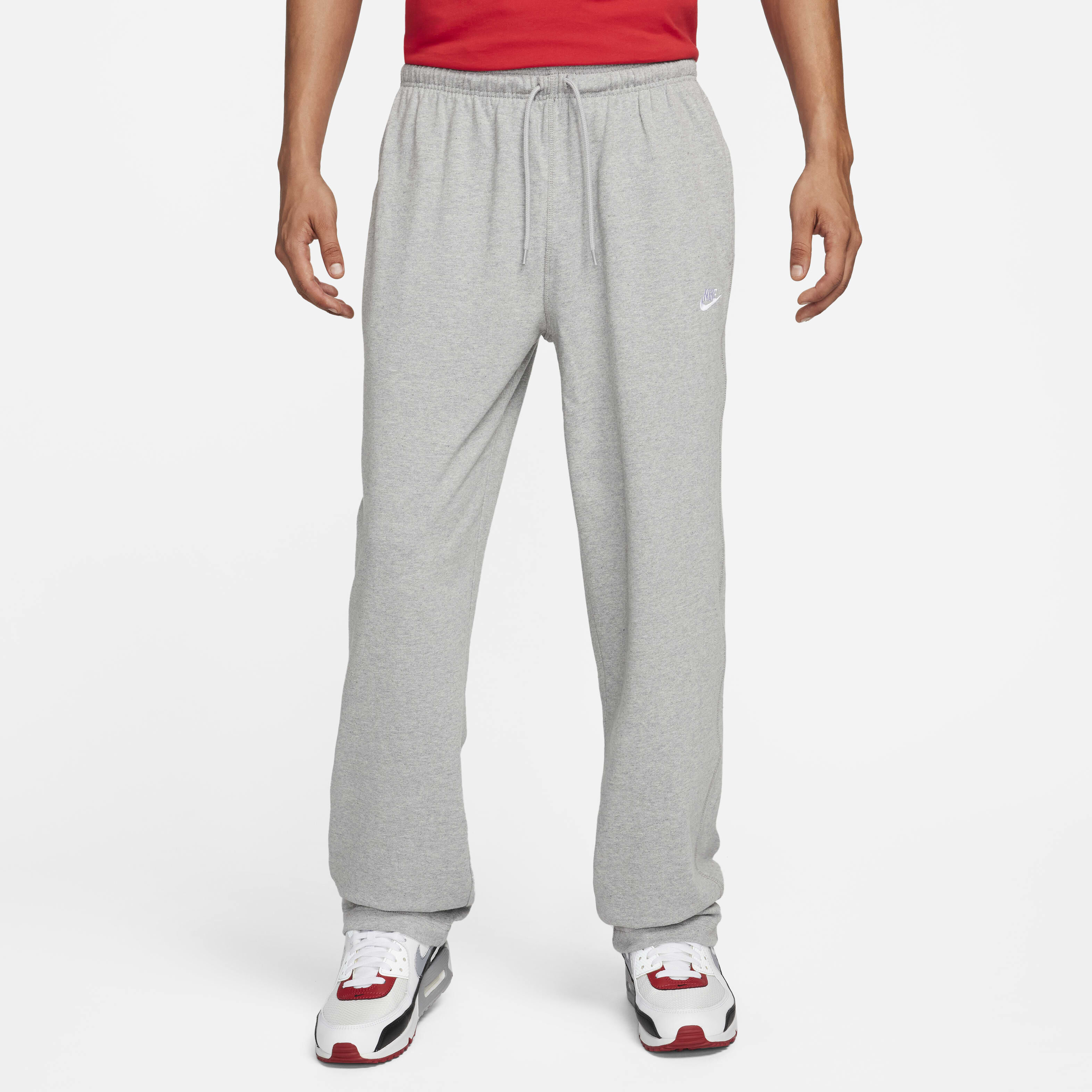 Nike men's open bottom sweatpants new arrivals