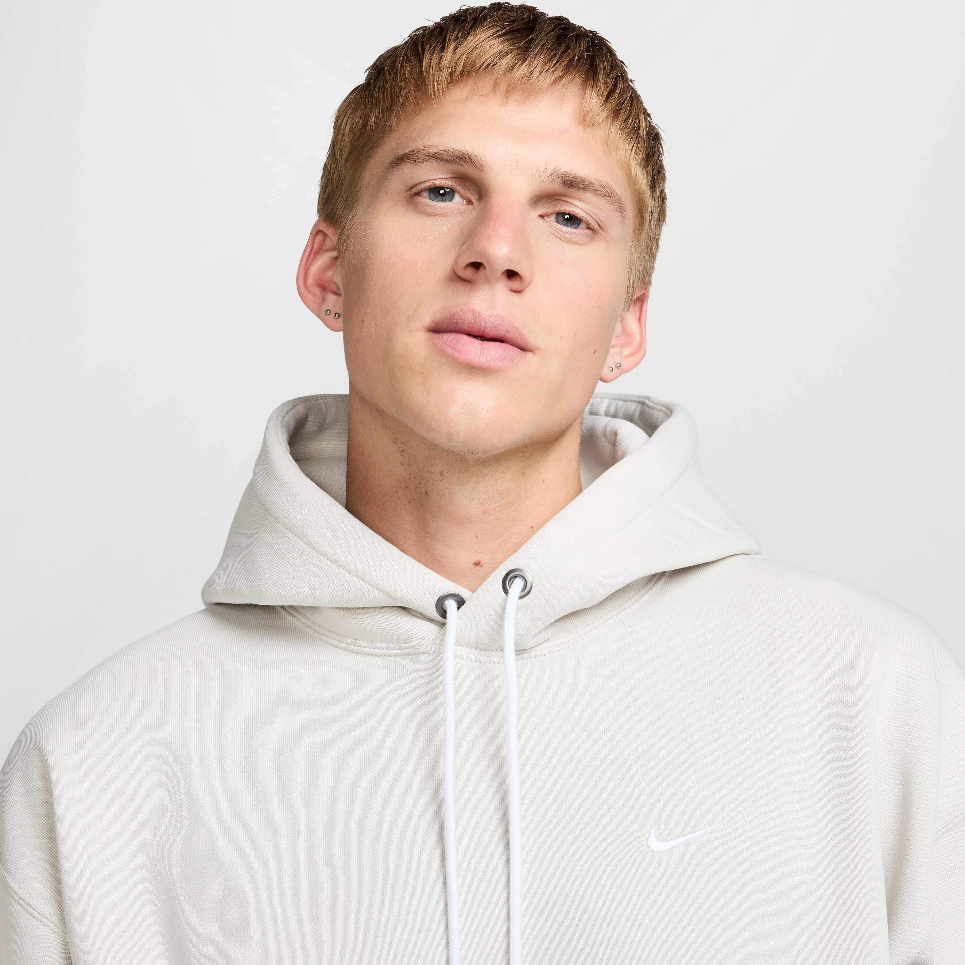 Buy Nike Solo Swoosh Men's Fleece Pullover Hoodie - Light