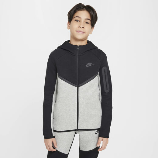 Kids' Hoodies-Nike, Nike Sportswear Tech Fleece, Older Kids' Full-Zip Hoodie