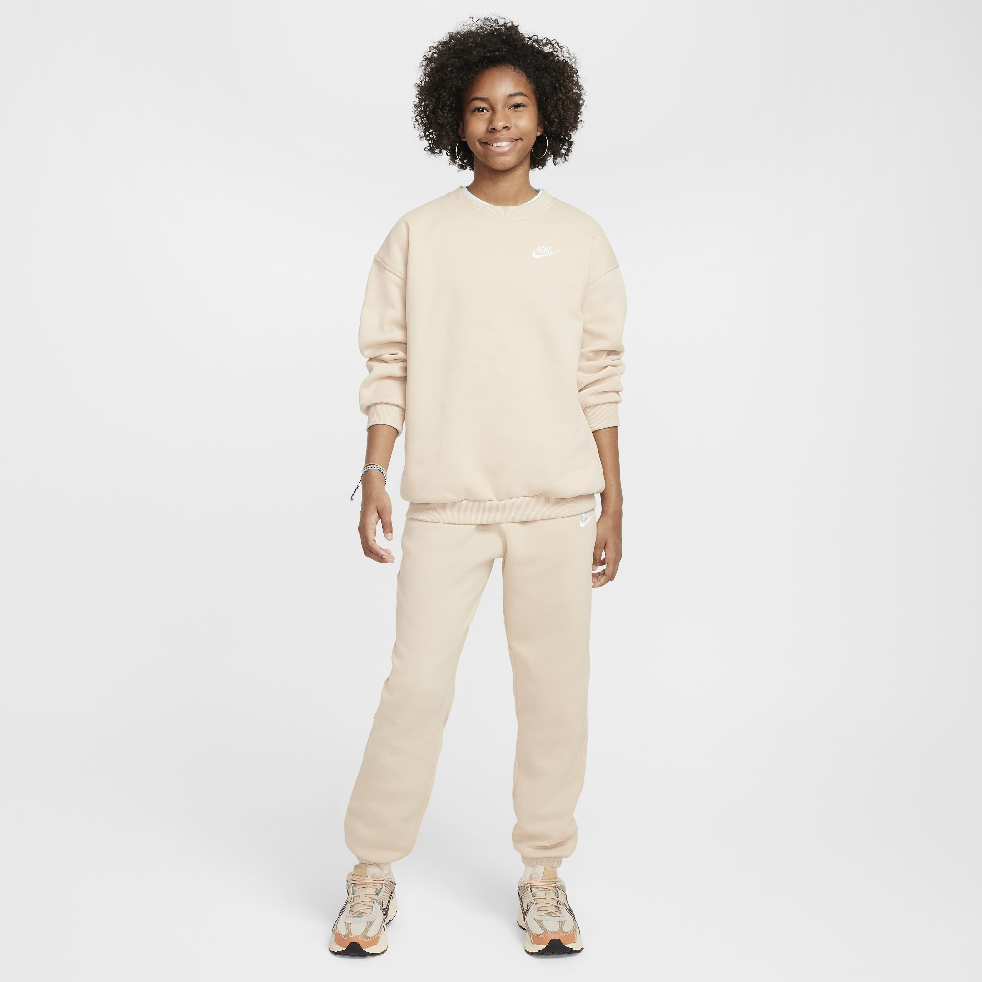 ദ്ദി ˉ͈̀꒳ˉ͈́ )✧{ぎゃふん} Buy Nike Sportswear Club Fleece Older Kids' Oversized