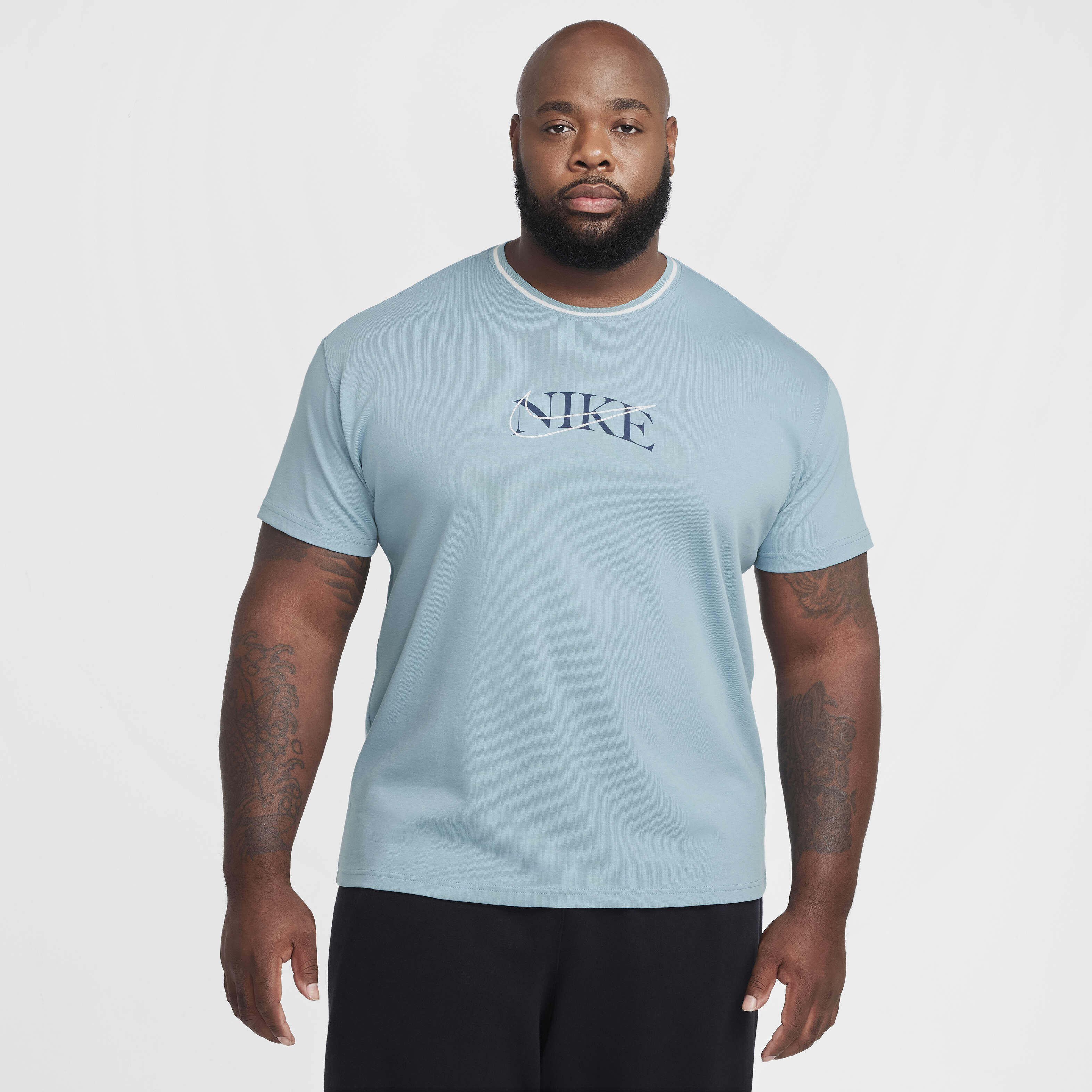★ Nike★ Sportswear T-shirt M Denim Turquoise HJ0733464 HJ MEN'S NIKE SPORTSWEAR T-SHIRT 