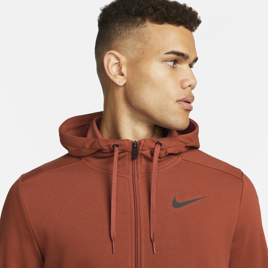 Orange full zip sales hoodie