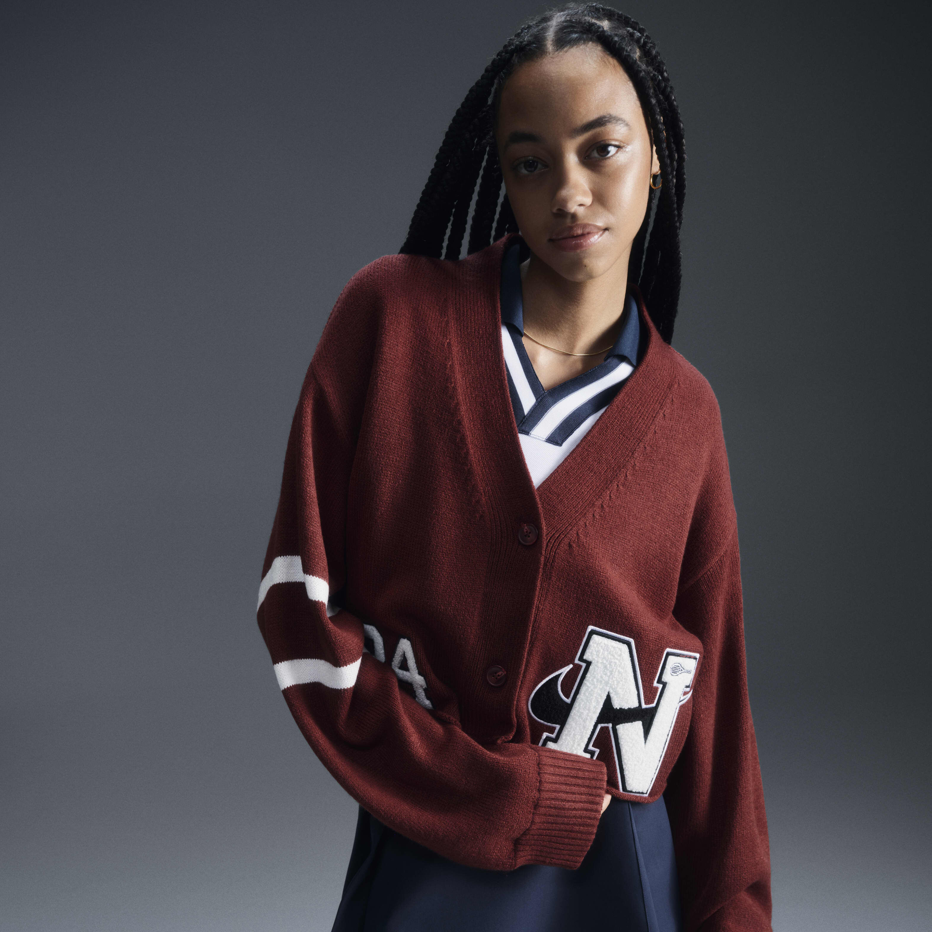 Nike plus size open cardigan online