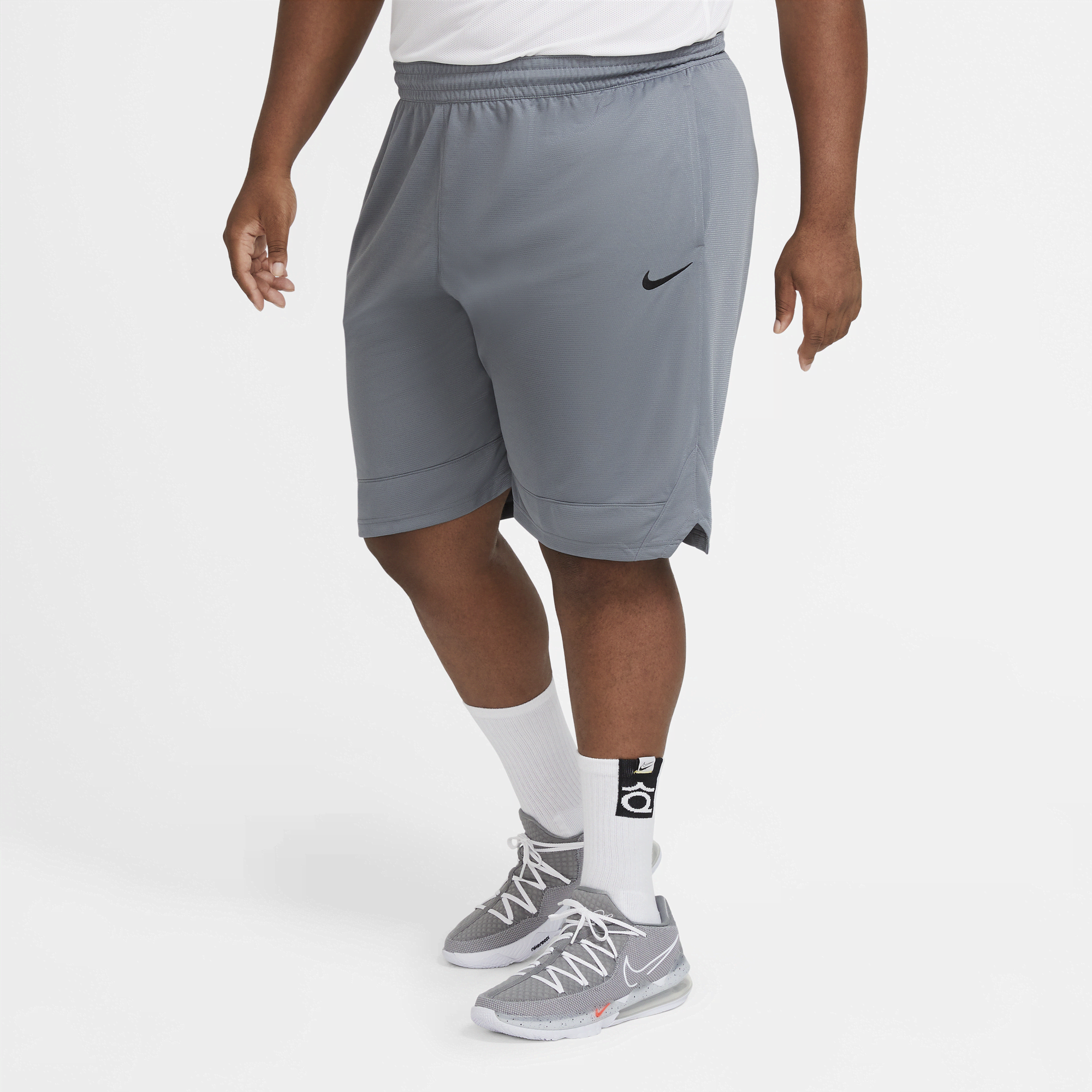 Gray nike elite best sale shorts