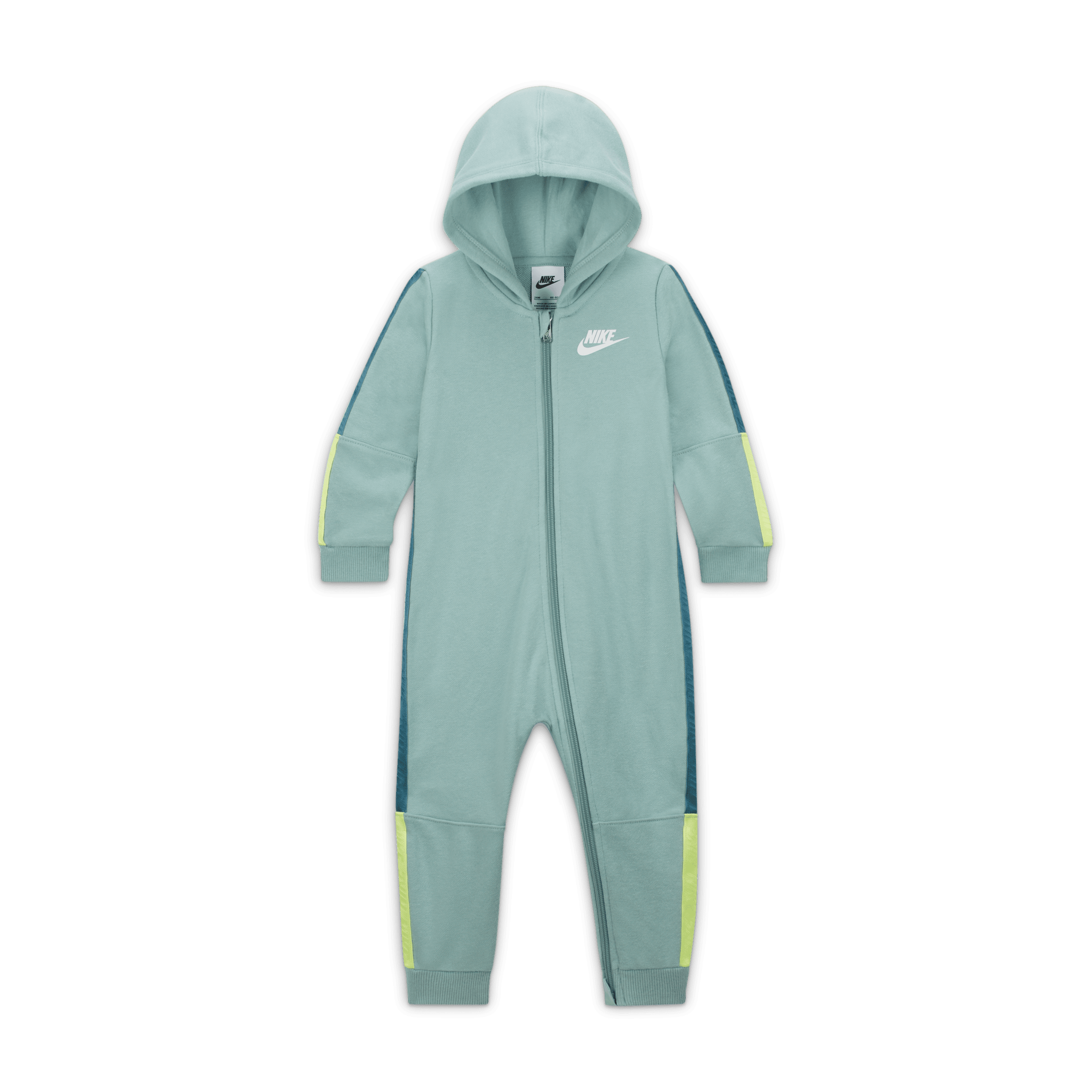 Buy Nike Sportswear Taping Hooded Overalls Baby Overalls Mineral Nike UAE Official