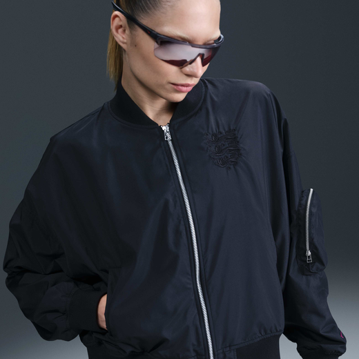 Bomber Jackets-Nike, England Essential, Women's Nike Football Oversized Bomber