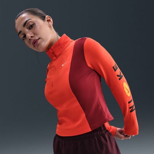 تيشيرتات وقمصان-نايكي, نايكي ون, دراي-فيت ميد لاير للنساء